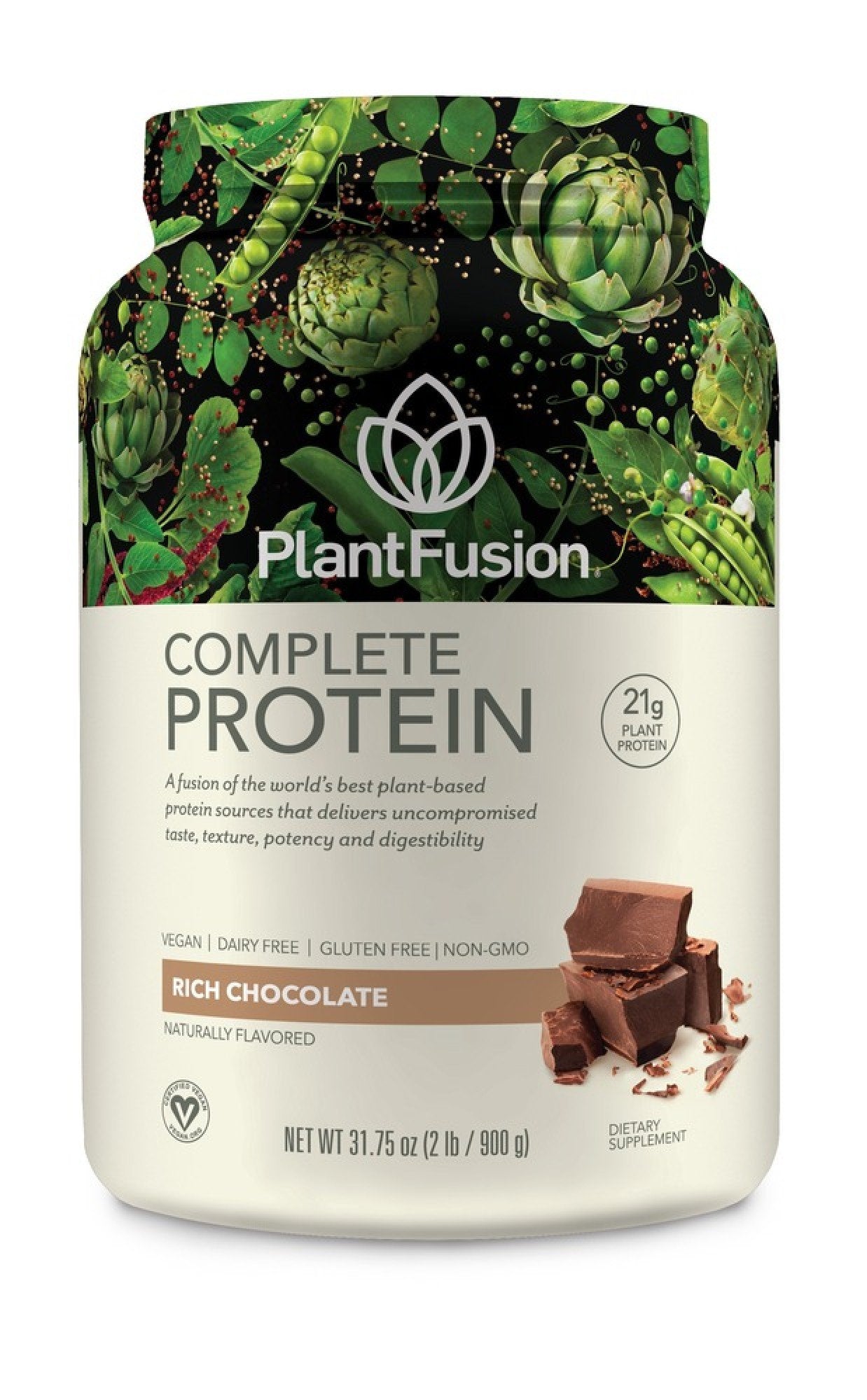 PlantFusion Complete Plant Protein Chocolate 2 lb Powder