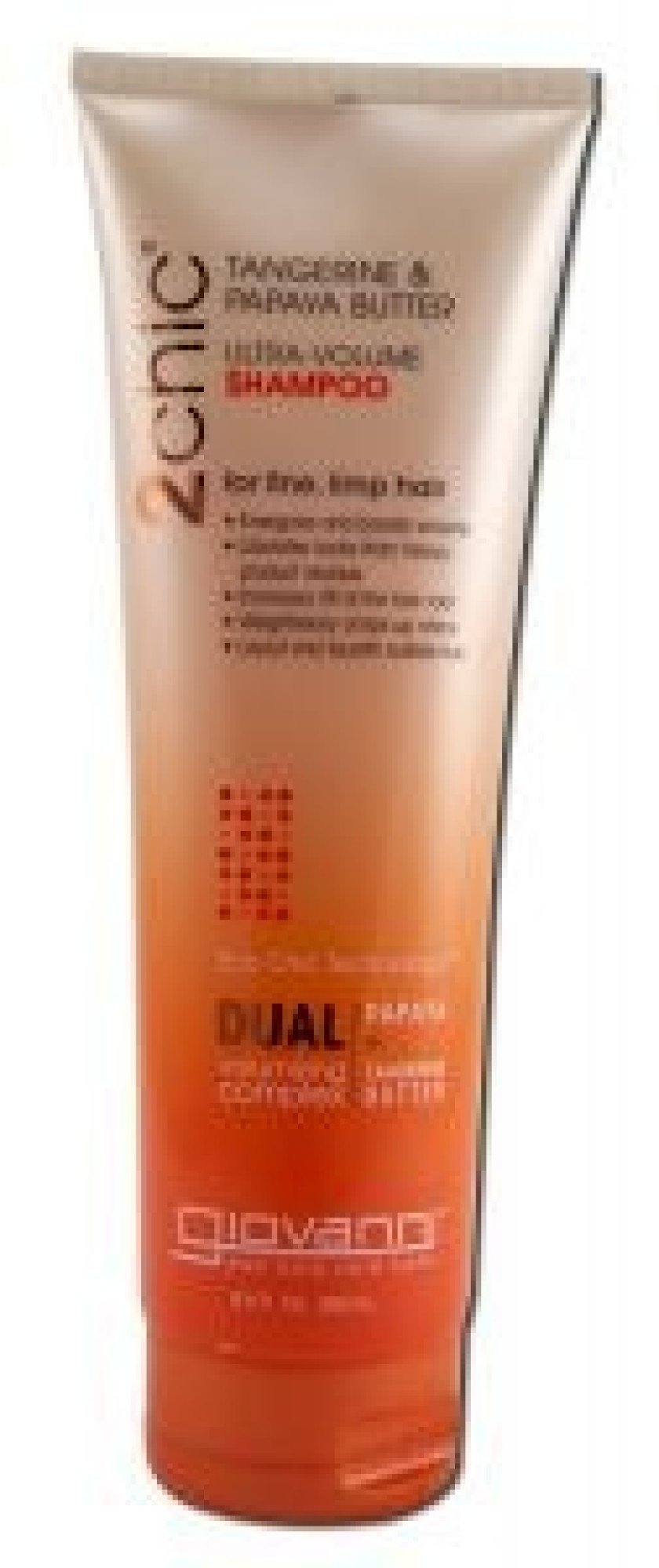 Giovanni 2chic Ultra Volume Shampoo with Tangerine & Papaya Butter 8.5 oz Liquid