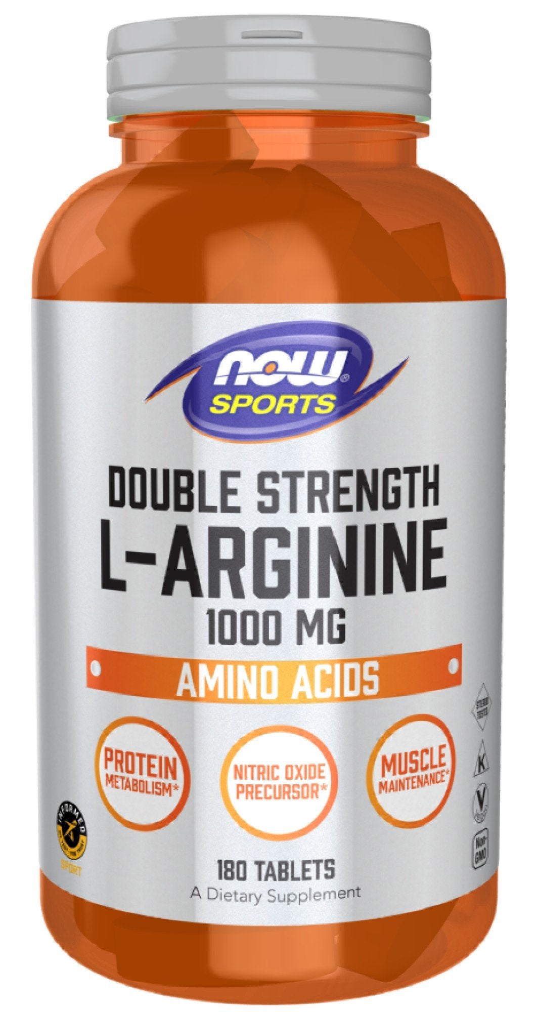 Now Foods Double Strength L-Arginine 1000 mg 180 Tablet