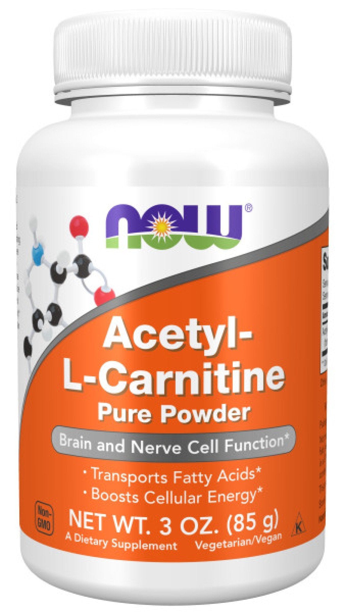 Now Foods Acetyl L-Carnitine Pure Powder 3 oz Powder