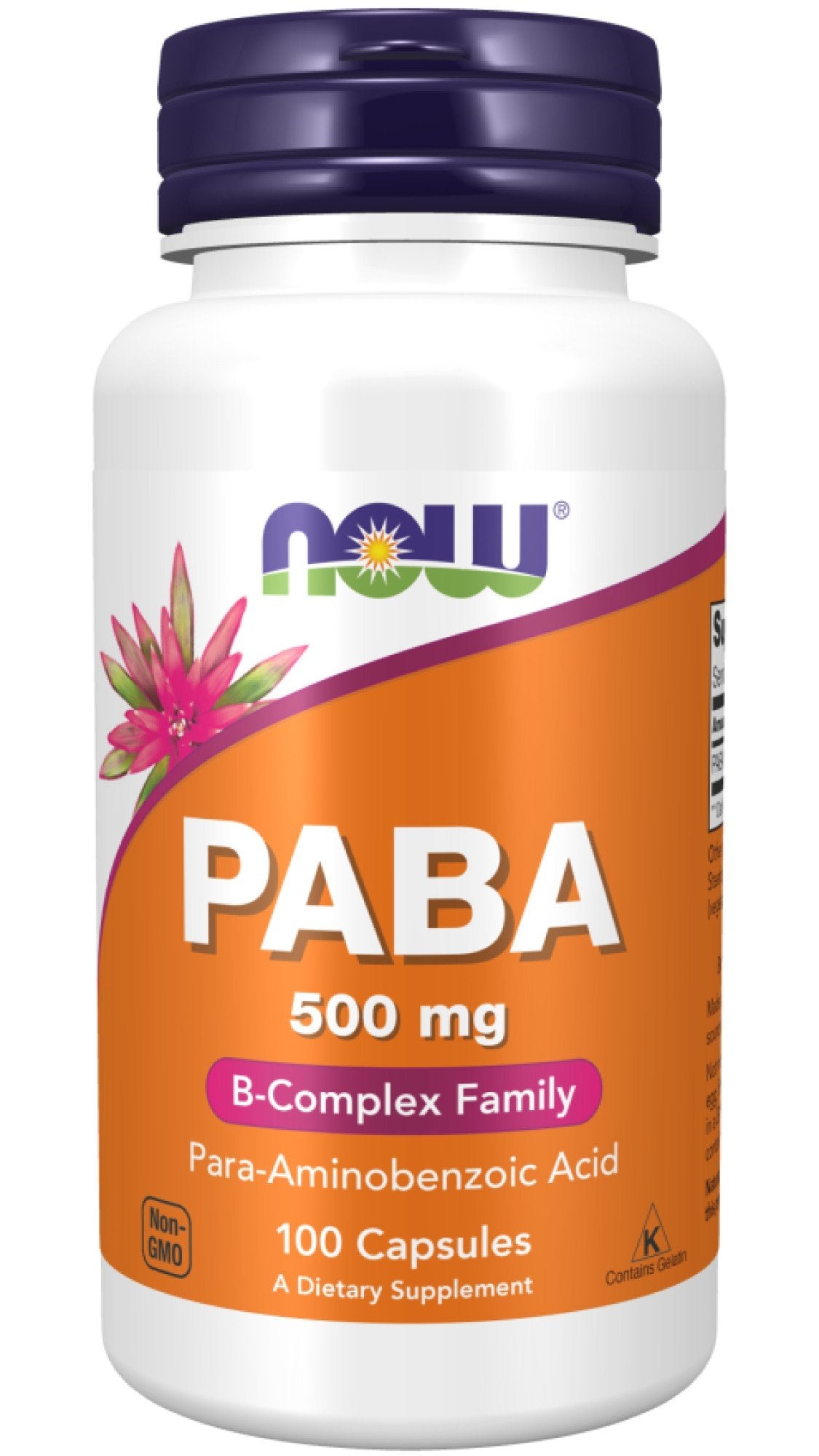 Now Foods PABA 500mg 100 Capsule