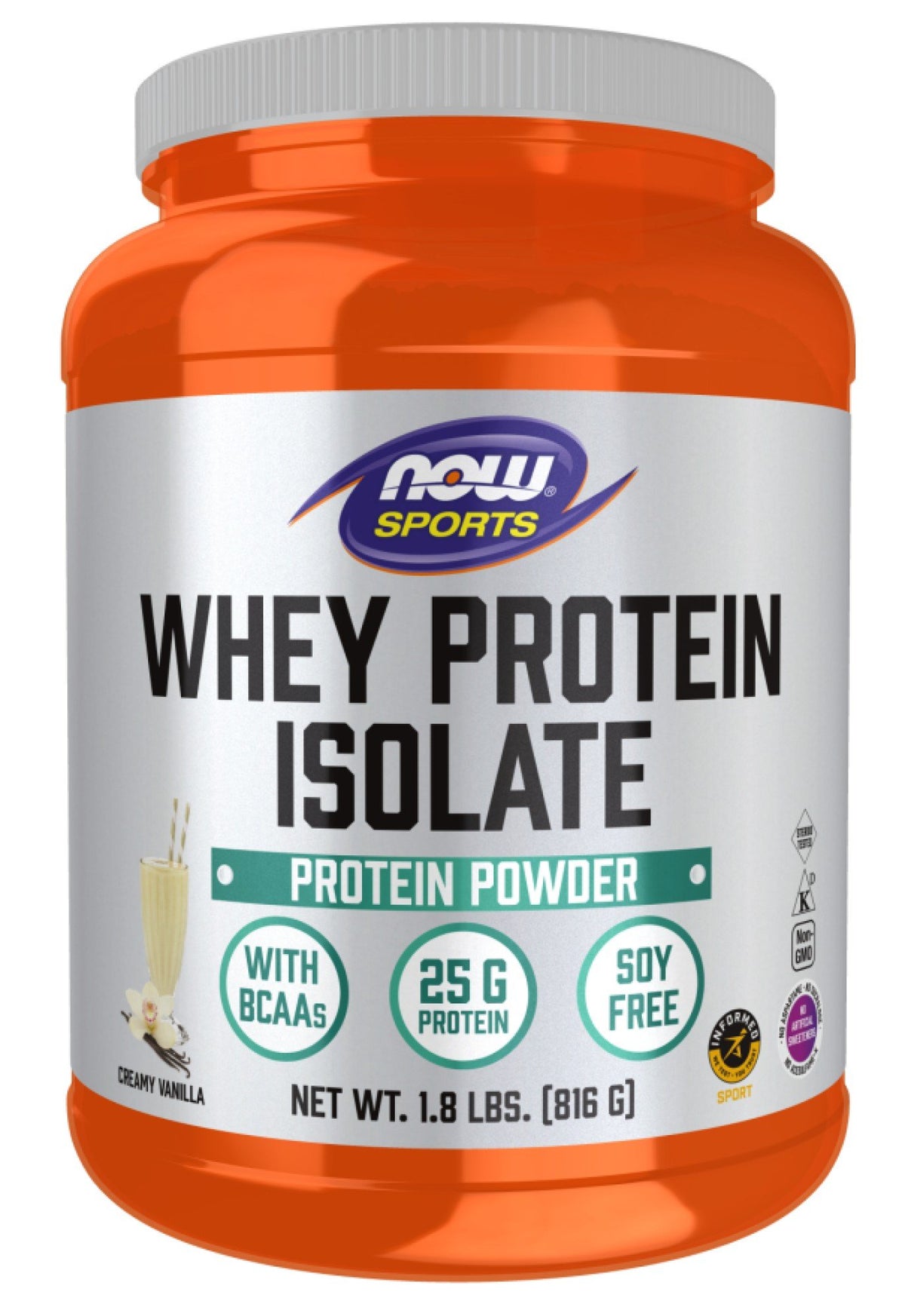 Now Foods Whey Protein Isolate Vanilla 1.8 lbs Powder