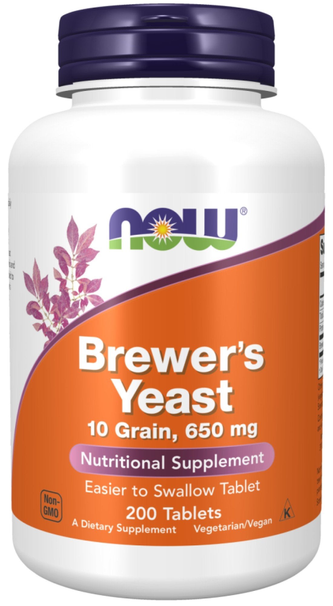 Now Foods Brewers Yeast 10 Grain 200 Tablet