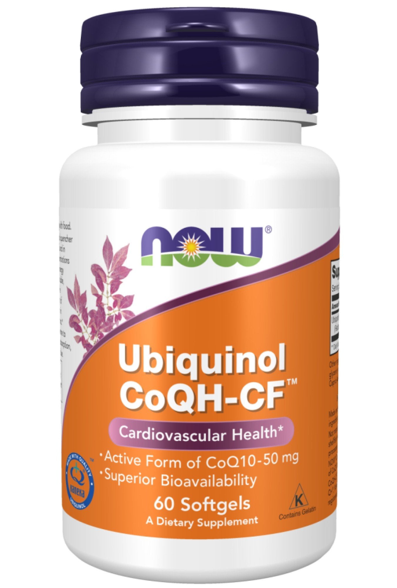 Now Foods Ubiquinol CoQH-CF 60 Softgel