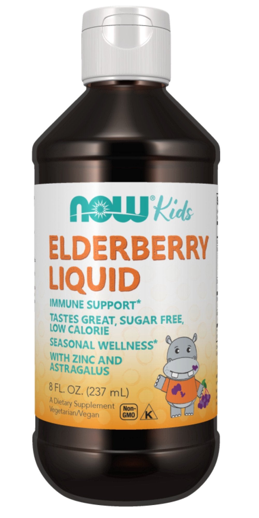 Now Foods Liquid Elderberry for Kids 8 fl oz Liquid