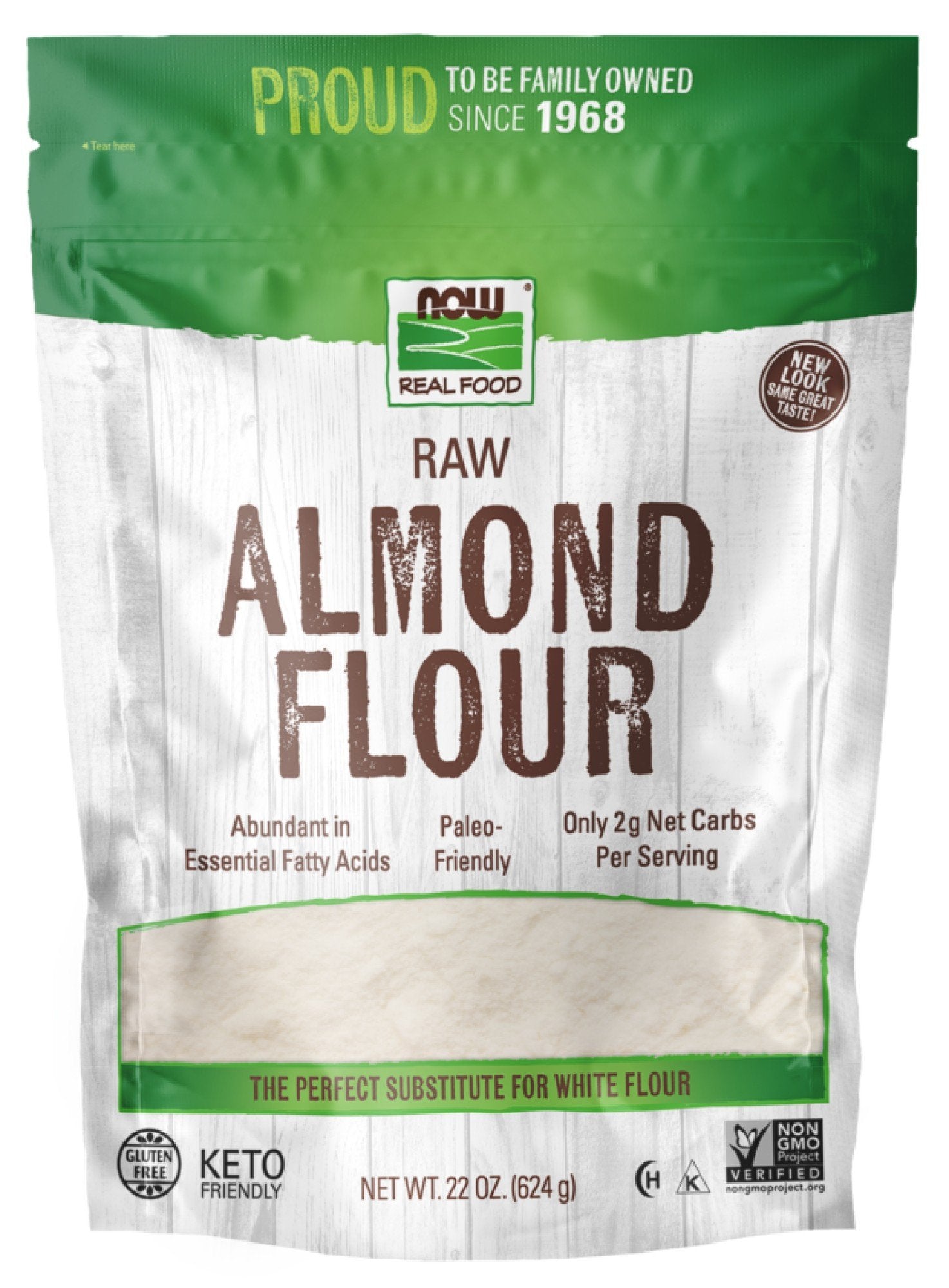 Now Foods Raw Almond Flour 22 oz Powder