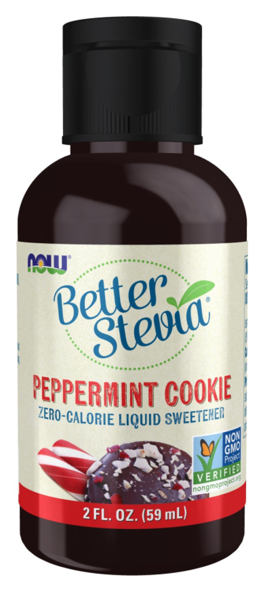 Now Foods BetterStevia Peppermint Cookie 2 fl oz Liquid