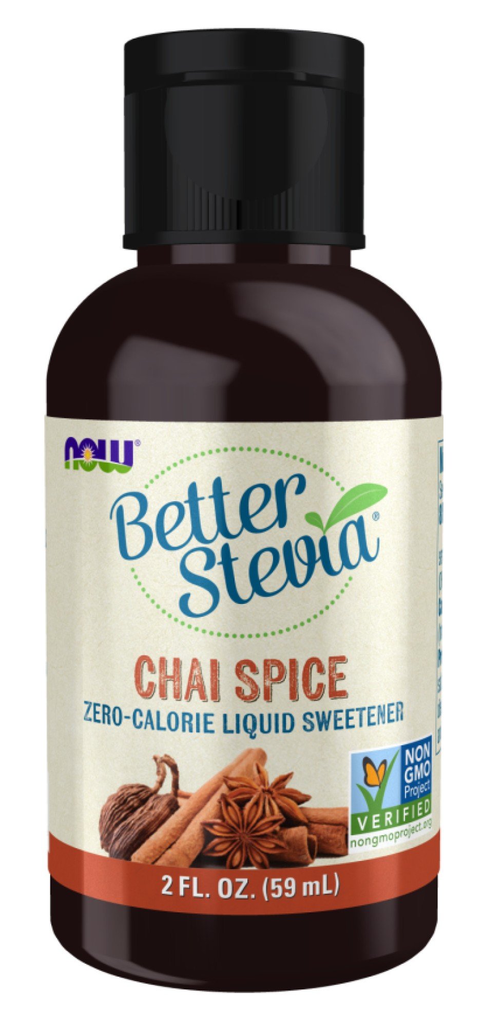 Now Foods BetterStevia Liquid - Chai Spice 2 fl oz Liquid