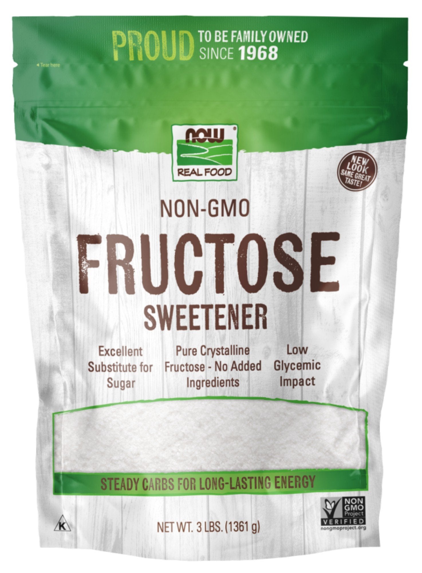 Now Foods Fructose NON-GMO 3 lb Granule