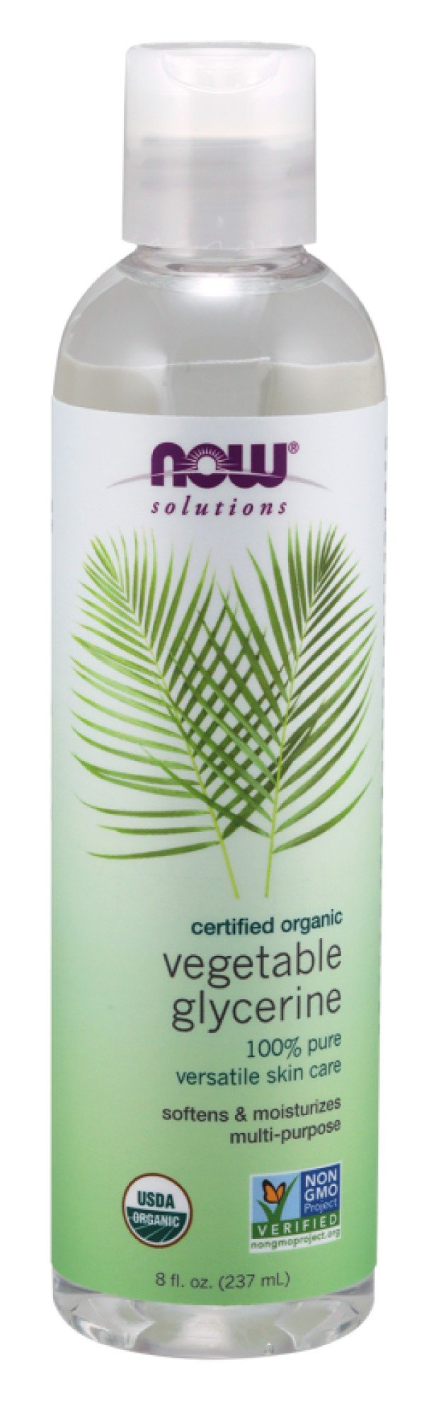 Now Solutions Organic Vegetable Glycerine 8 fl oz