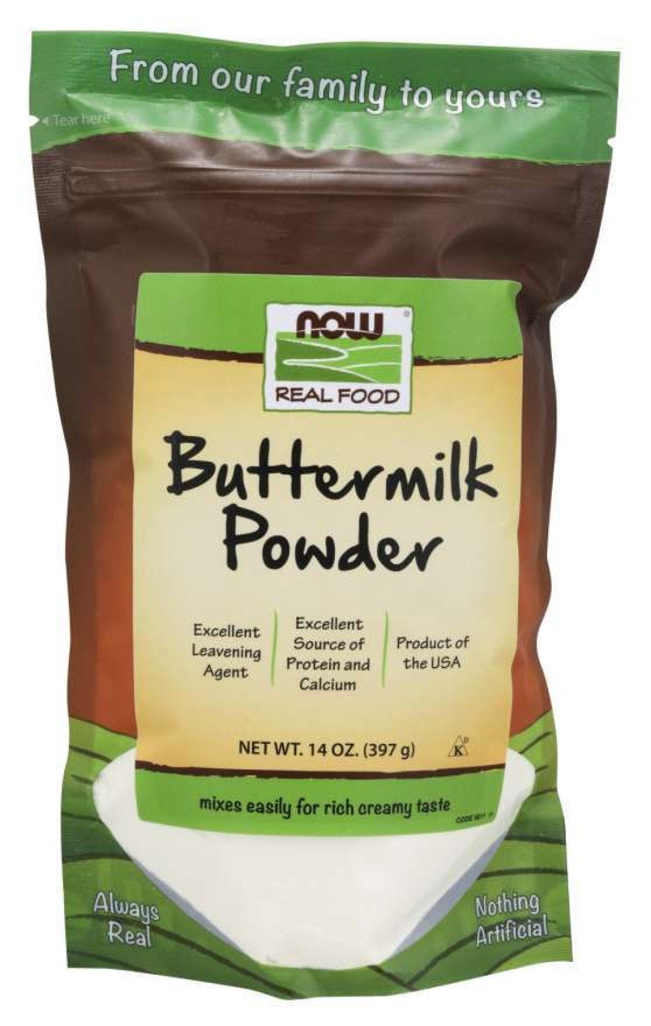 Now Foods Buttermilk Powder 14 oz Powder