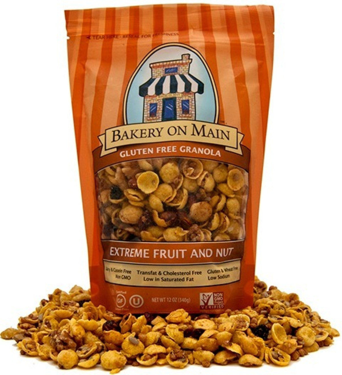 Bakery On Main Granola Extreme Fruit &amp; Nut Gluten Free 12 oz Bag