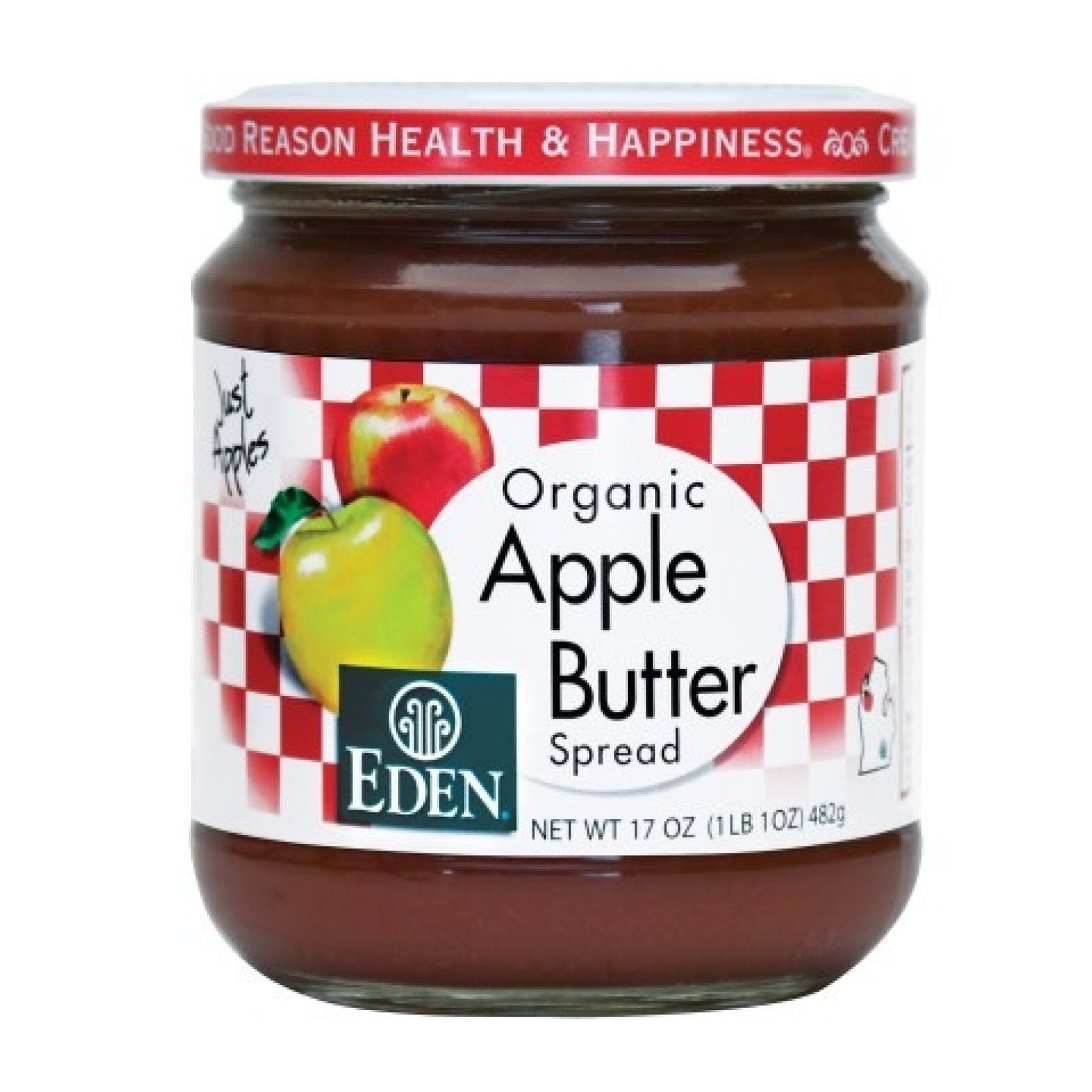 Eden Foods Organic Apple Butter 16 oz Glass Jar