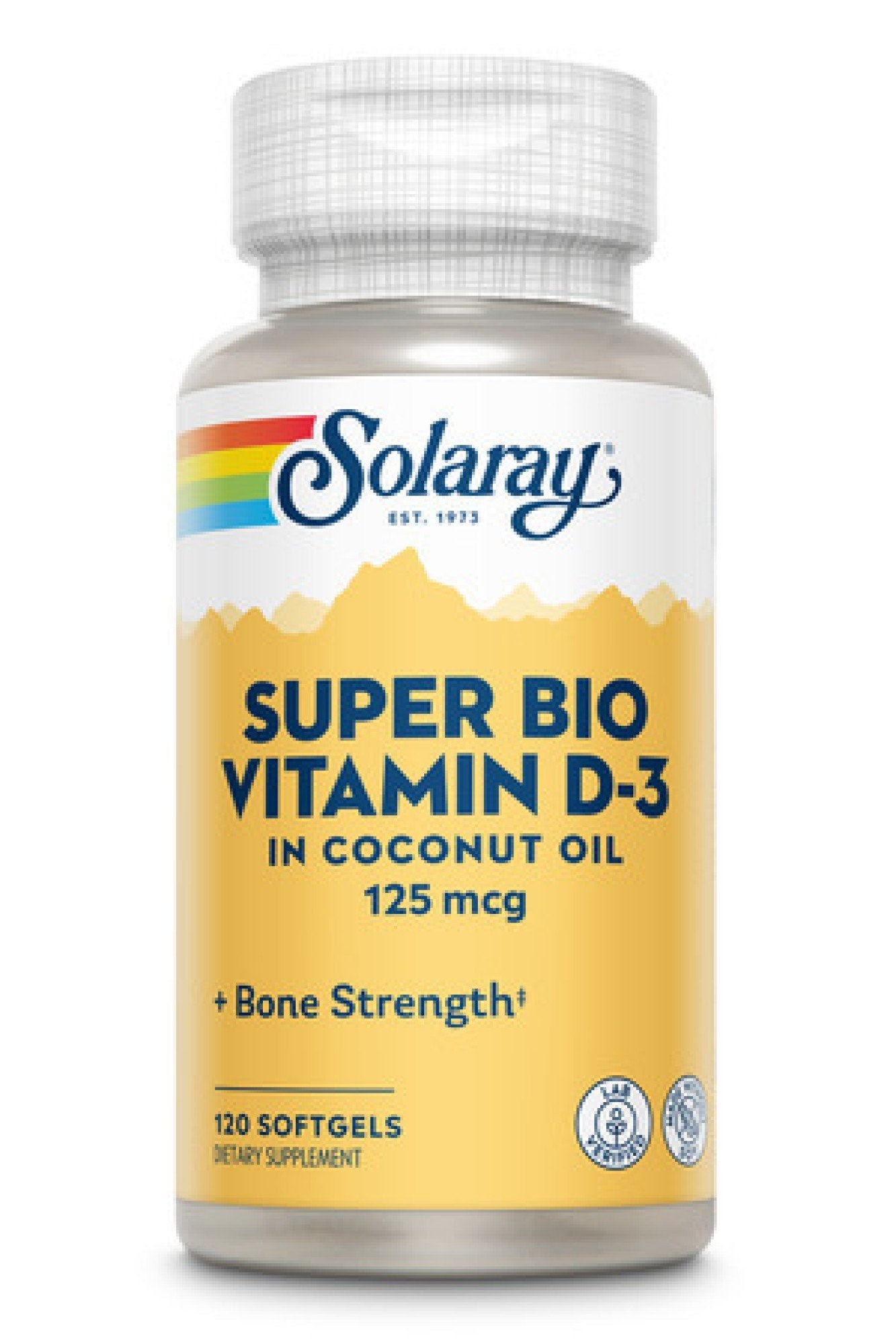 Solaray Super Bio D-3 5.000 IU 120 Softgel