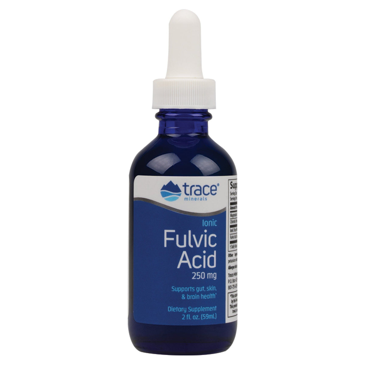 Trace Minerals Liquid Ionic Fulvic Acid with ConcenTrace 2 fl oz Liquid