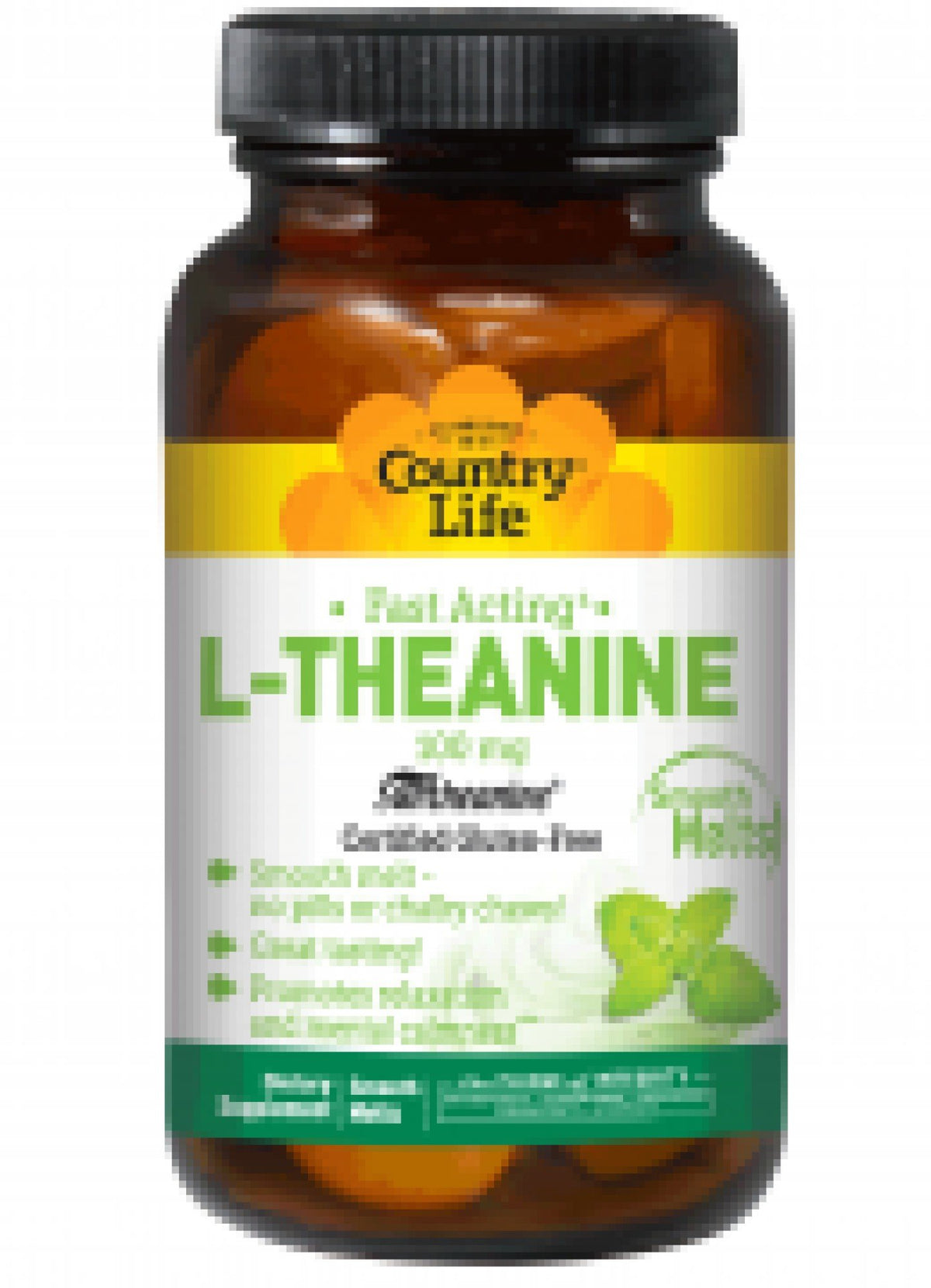 Country Life L-Theanine 100 mg 60 Smooth Melts