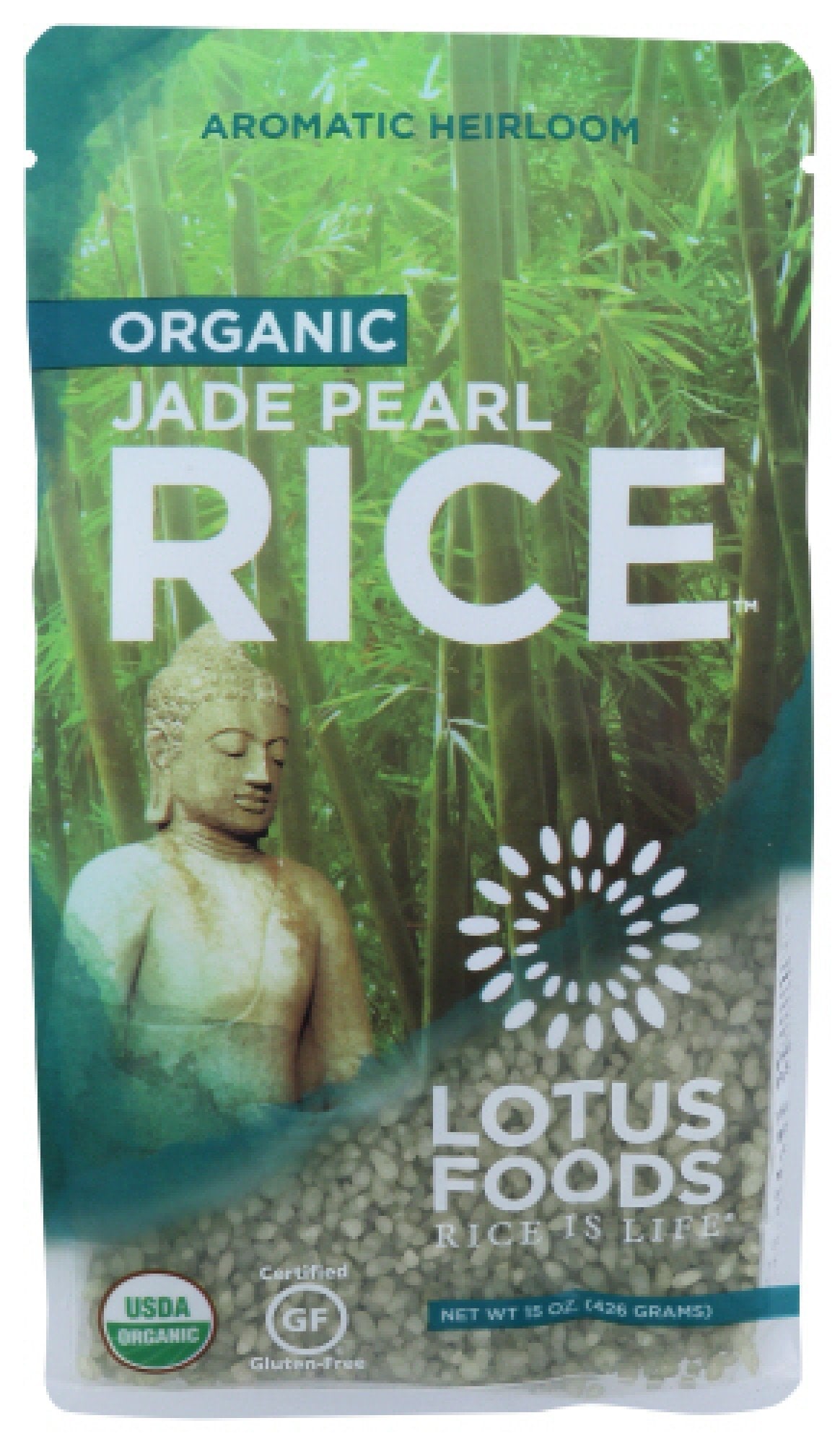 Lotus Foods Organic Jade Pearl Rice 15 oz Bag