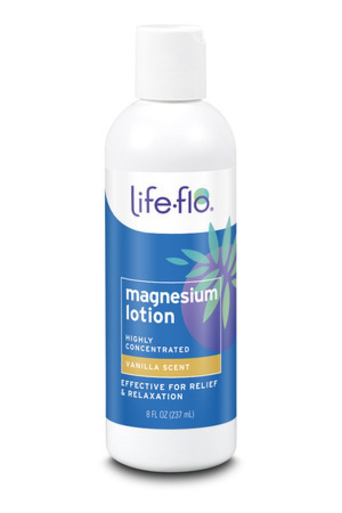 LifeFlo Magnesium Lotion Vanilla 8 oz Liquid