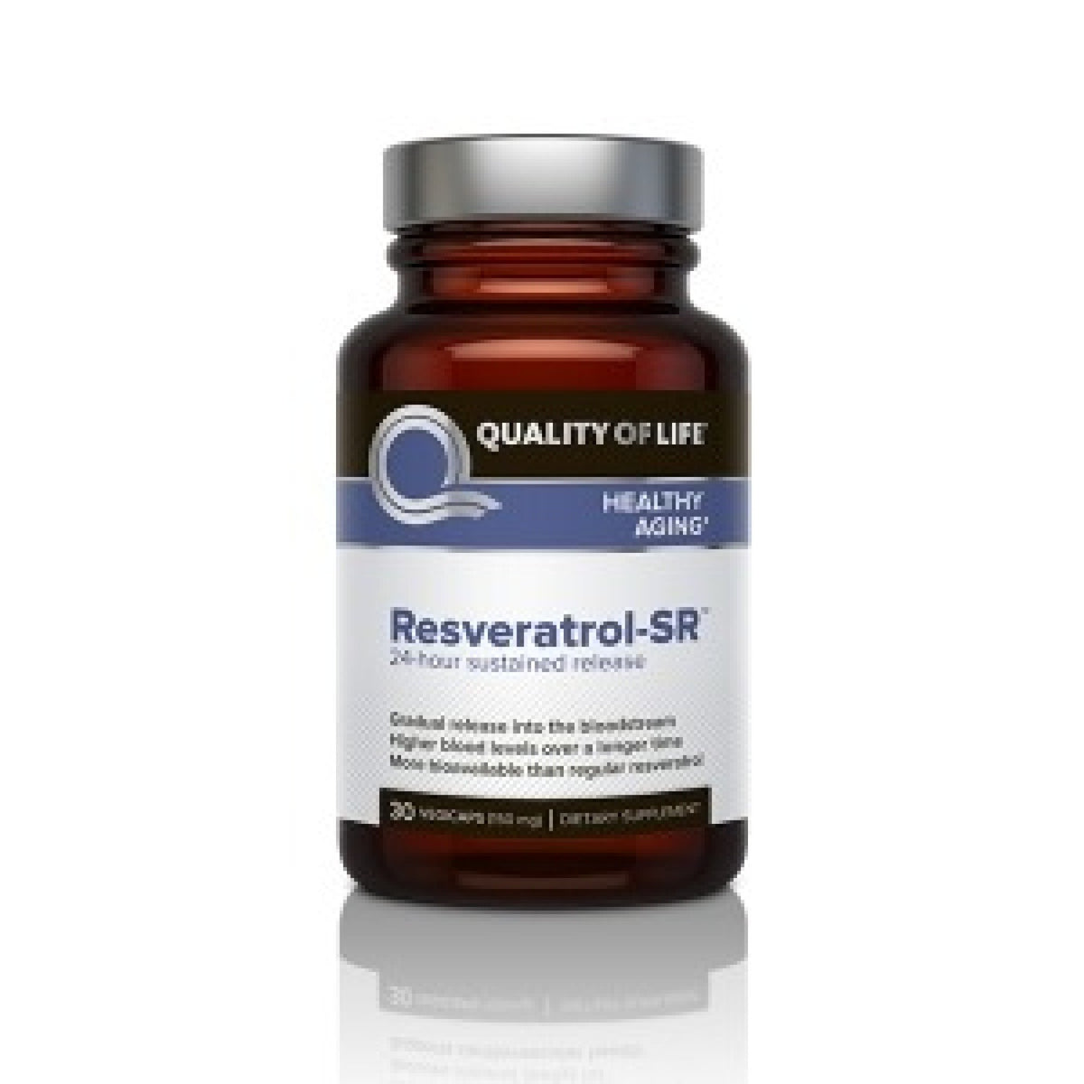 Quality of Life Labs Resveratrol-SR 30 VegCap