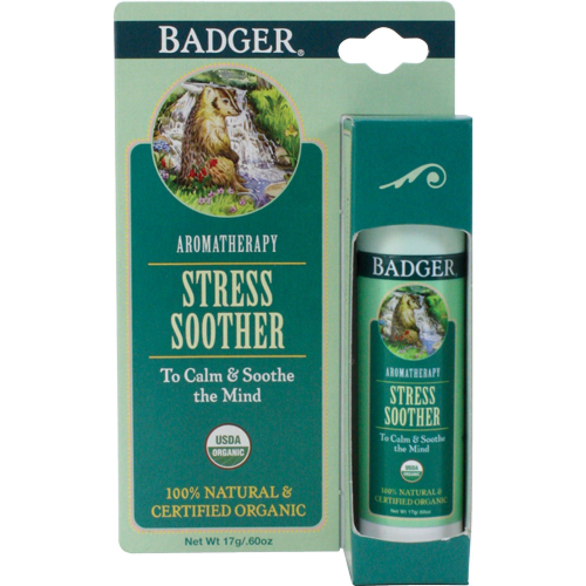 Badger Stress Soother Balm .60 oz Stick