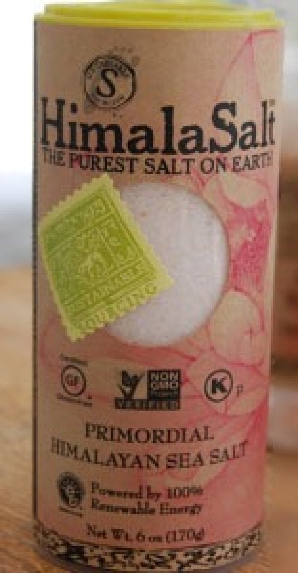 Himala Salt Sea Salt Fine Grain Shaker 6 oz Salt