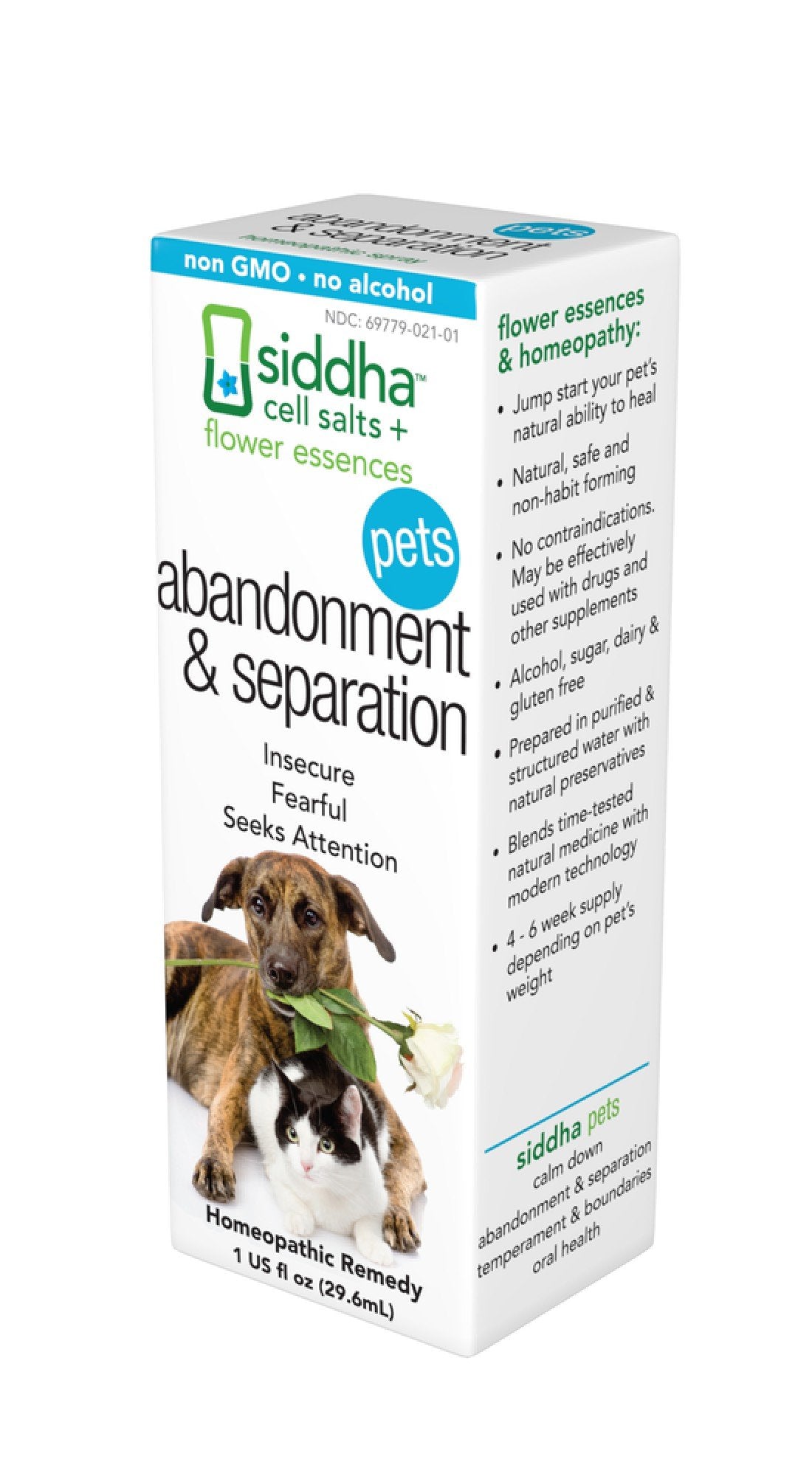 Siddha Flower Essences Pets Abandonment &amp; Separation 1 fl oz Liquid