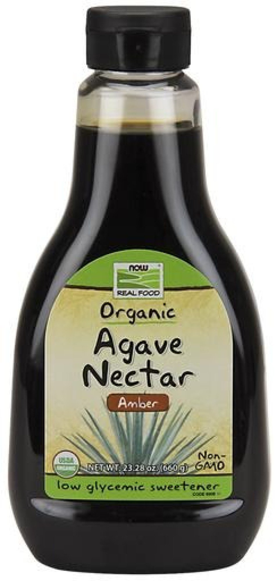 Now Foods Amber Agave 23.28 oz Bottle