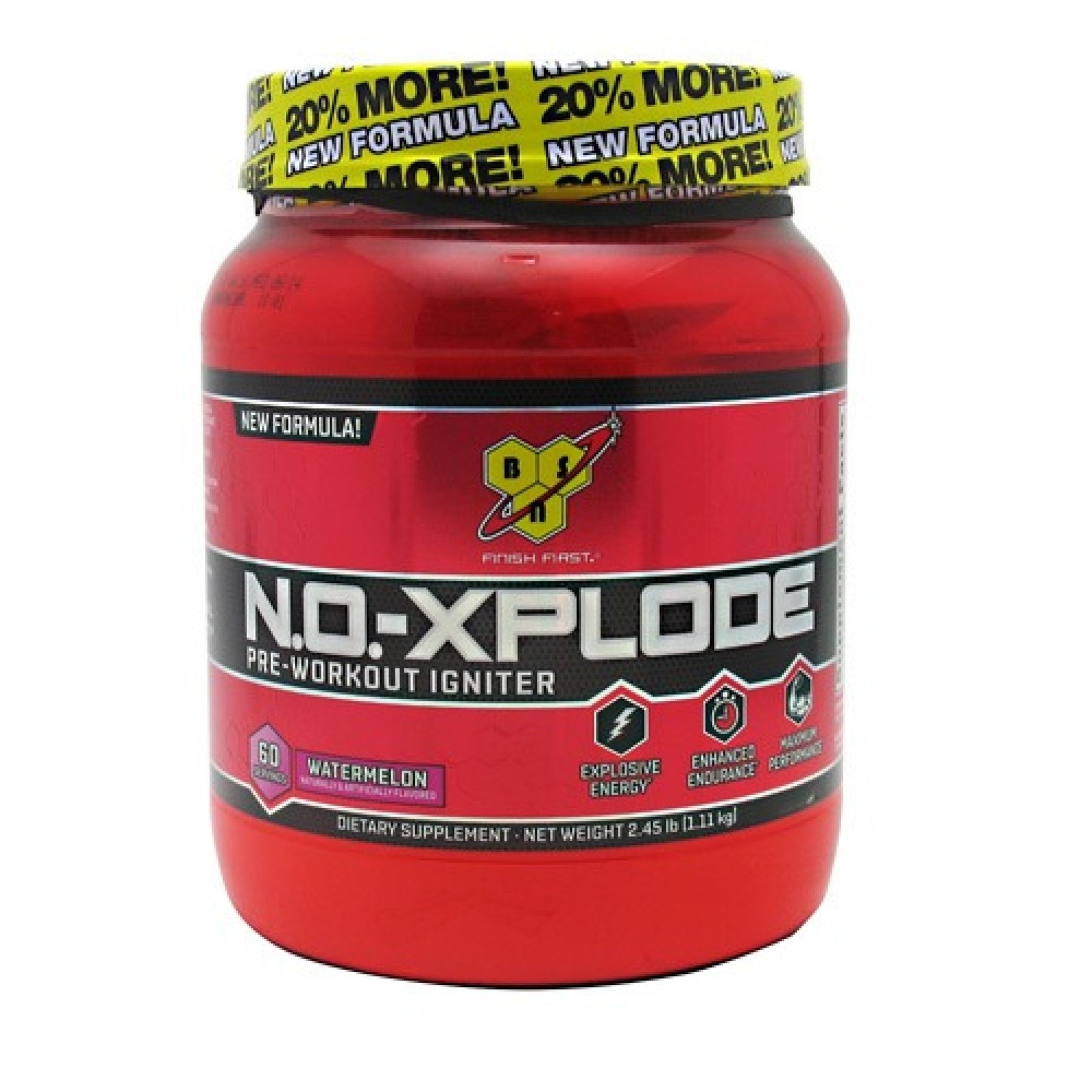 BSN N.O.-Xplode Watermelon 60 Servings 2.45 lb (1.11 kg) Powder