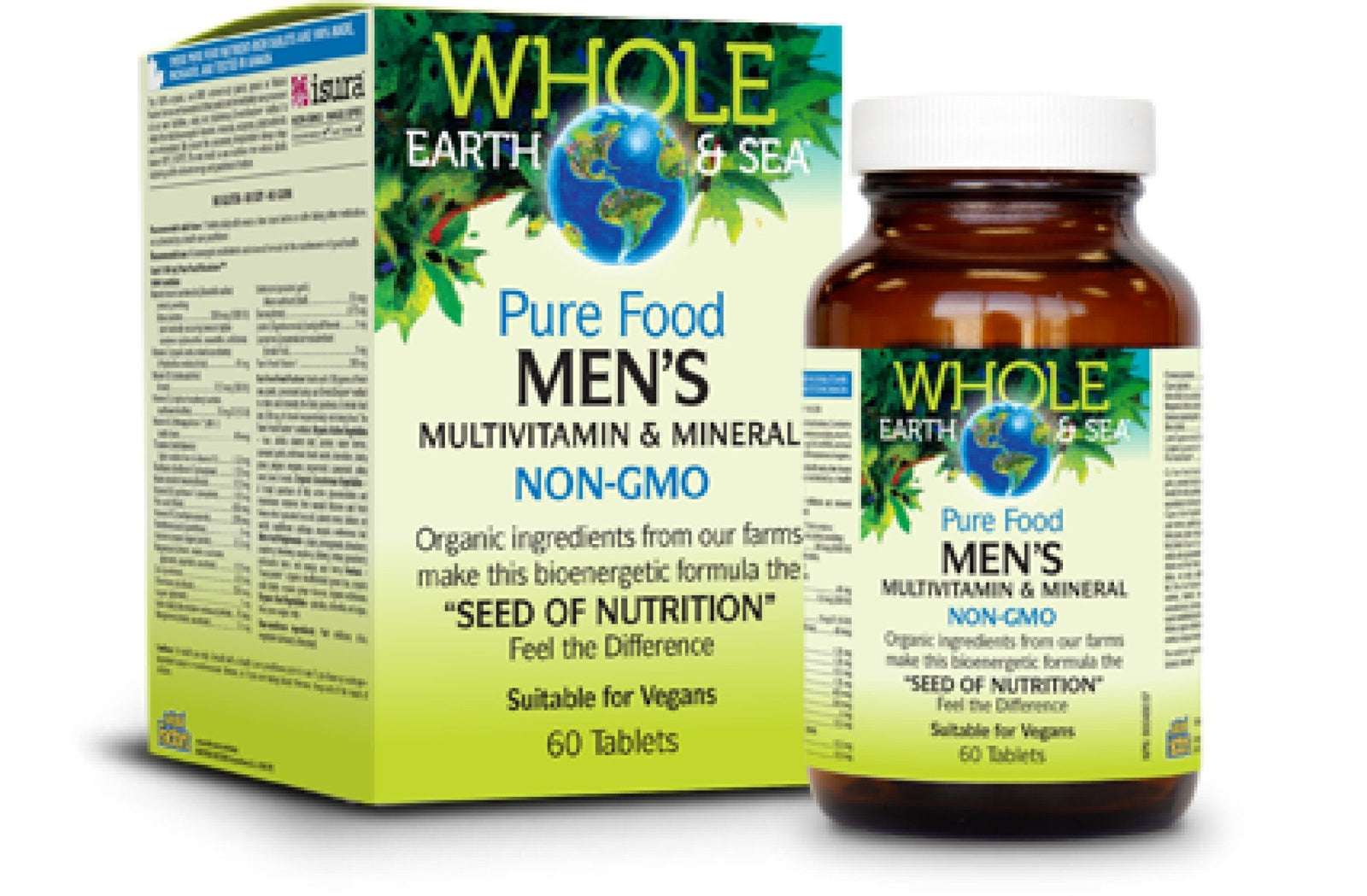 Natural Factors Whole Earth & Sea Men's Multivitamin & Mineral 60 Tablet