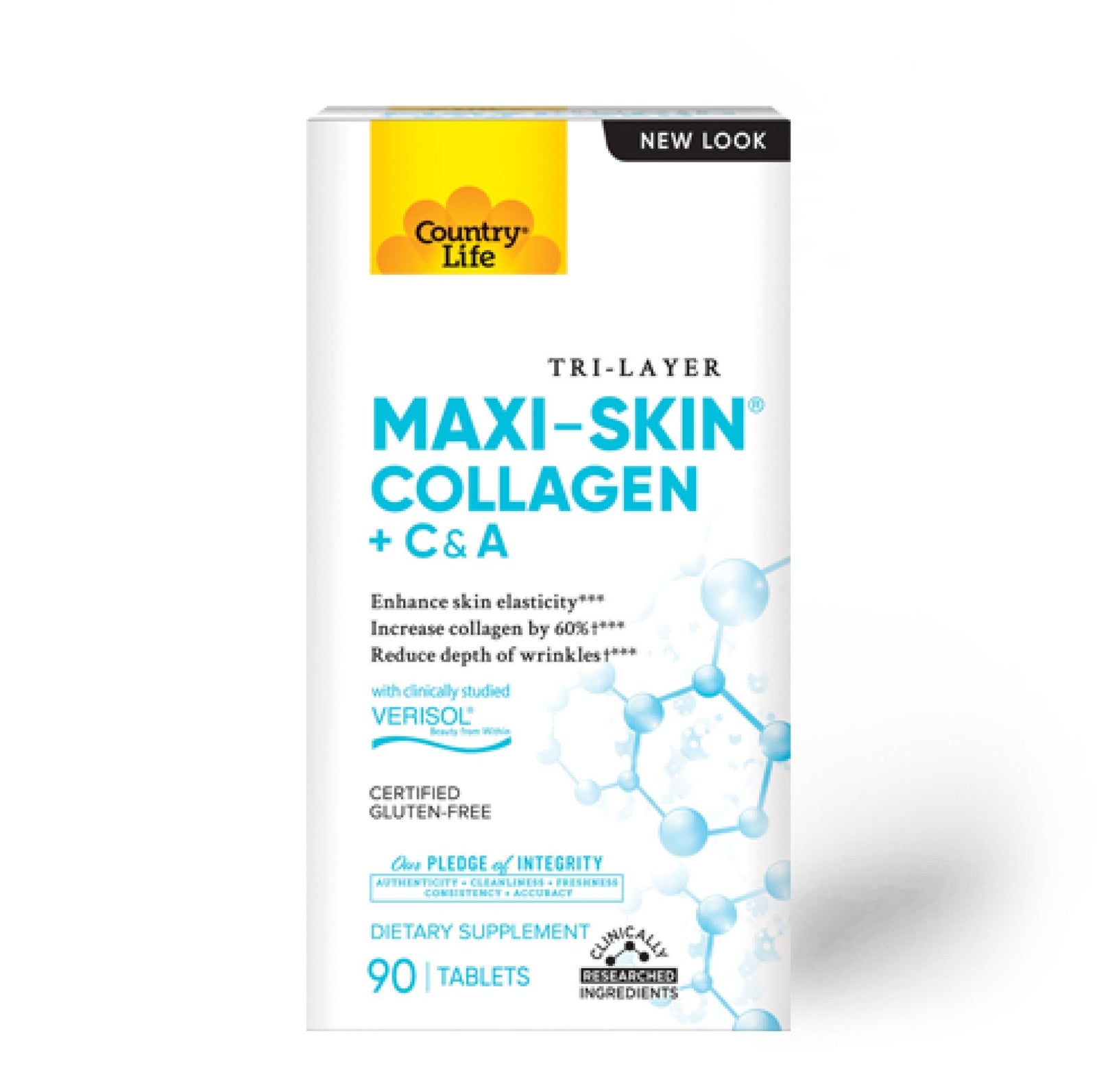 Country Life Maxi-Skin Collagen + C&A 90 Tablet