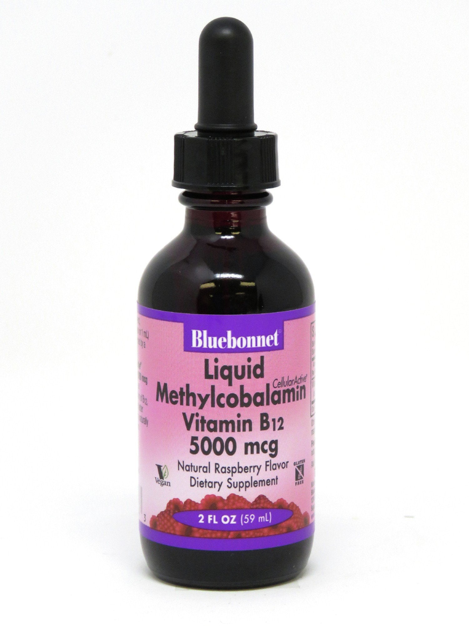 Bluebonnet Liquid Cellular Active Methylcobalamin 5000 mcg 2 fl oz Liquid