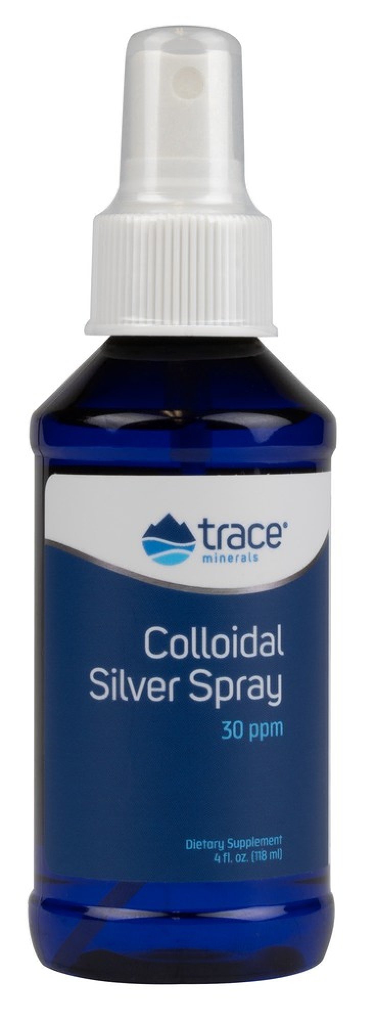 Trace Minerals Colloidal Silver Spray 30 PPM 4 fl oz (118 ml) Spray