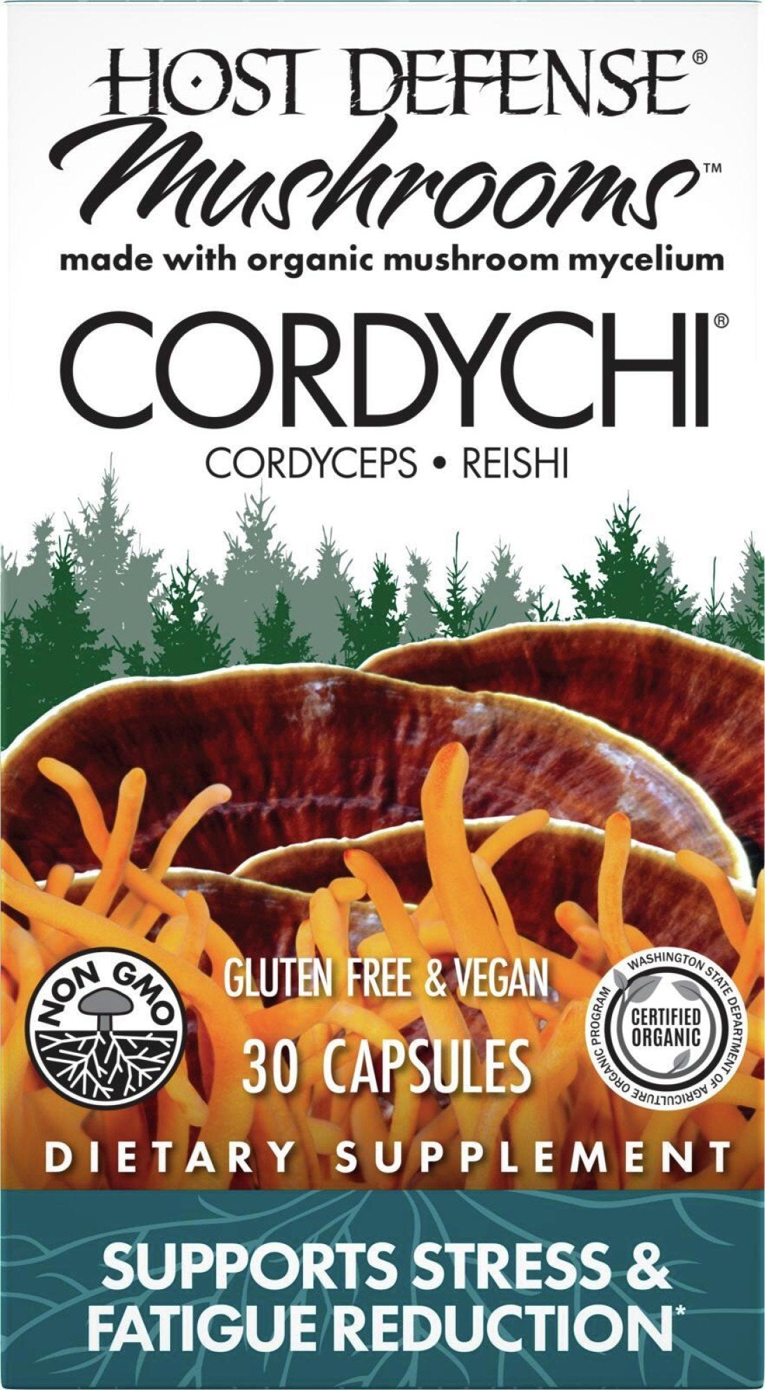 Fungi Perfecti/Host Defense CordyChi 30 VegCap