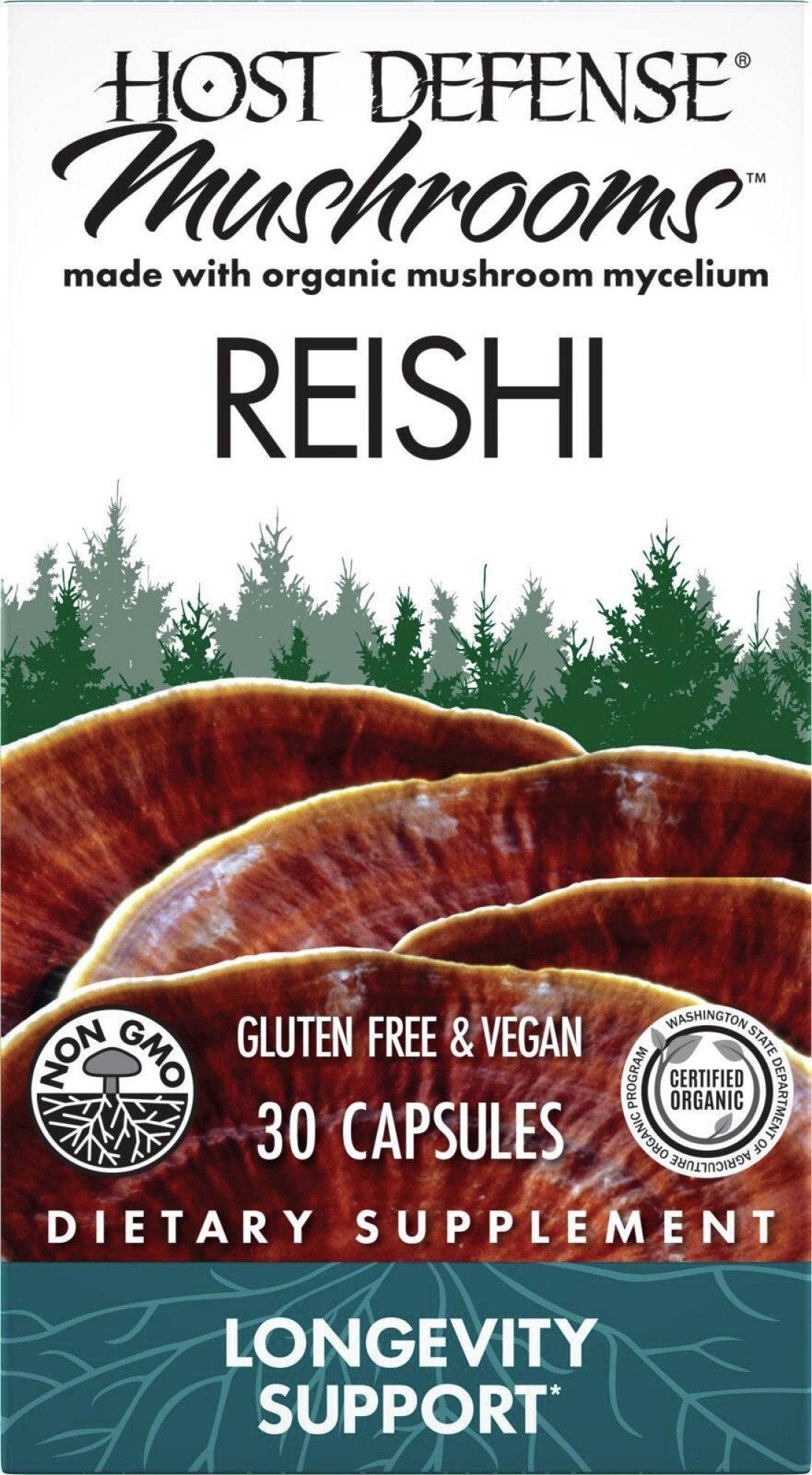 Fungi Perfecti/Host Defense Reishi 30 VegCap