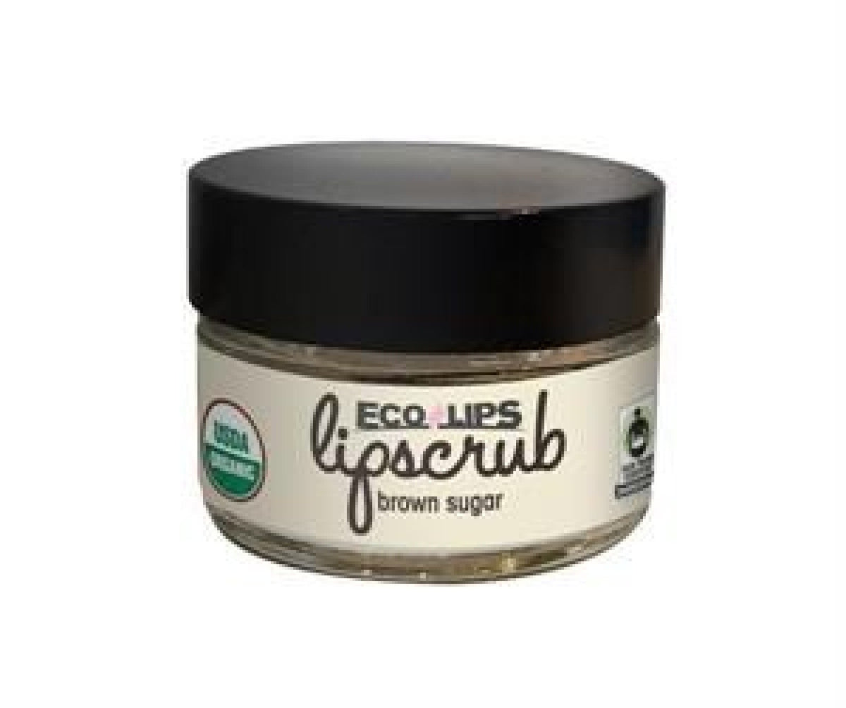 ECO LIPS Lip Scrub Brown Sugar 0.50 oz Balm