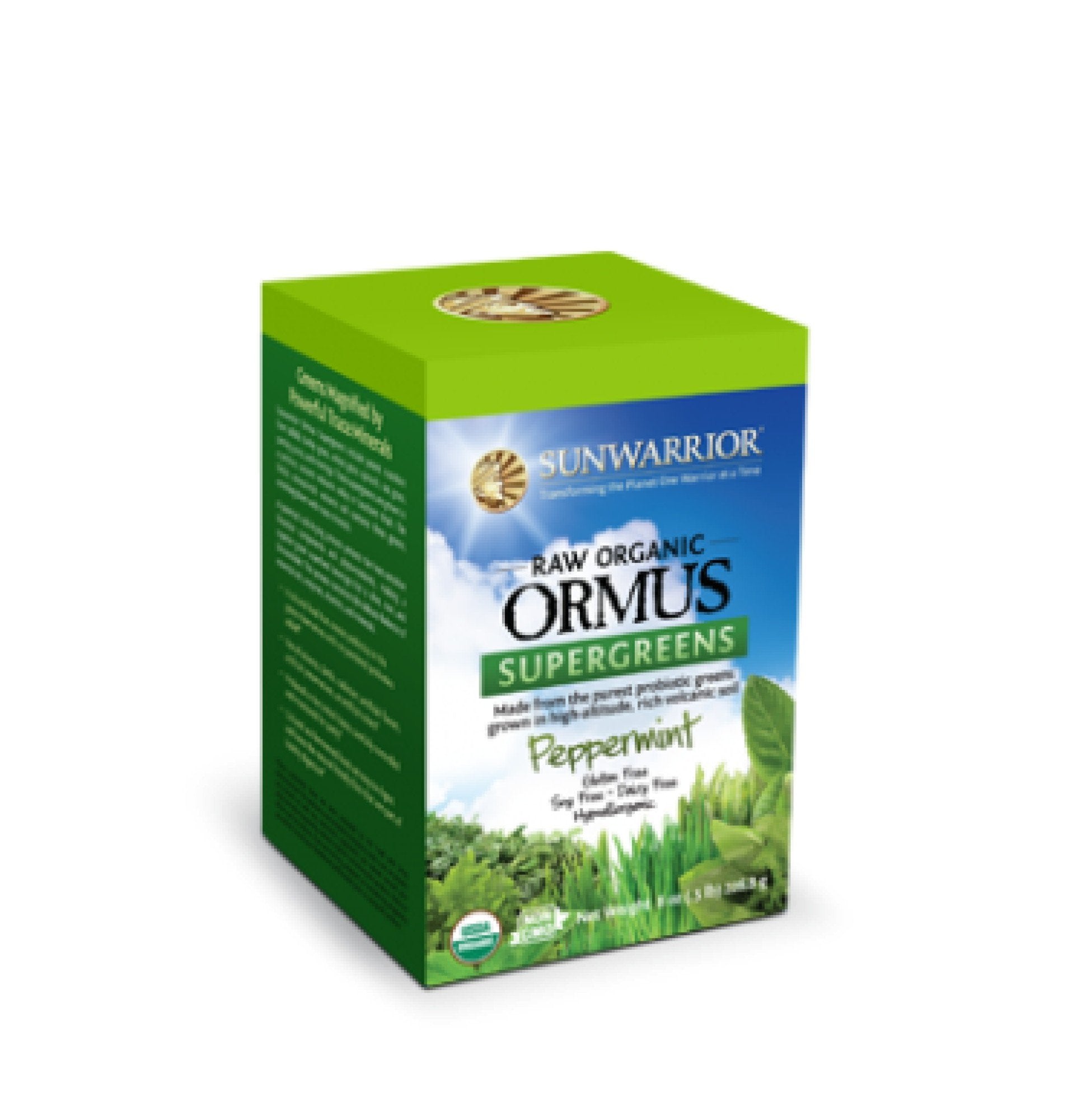 Sunwarrior Ormus SuperGreens - Peppermint 8 oz Powder