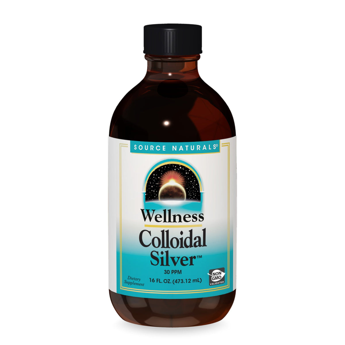 Source Naturals, Inc. Wellness Colloidal Silver 30 ppm 16 oz Liquid