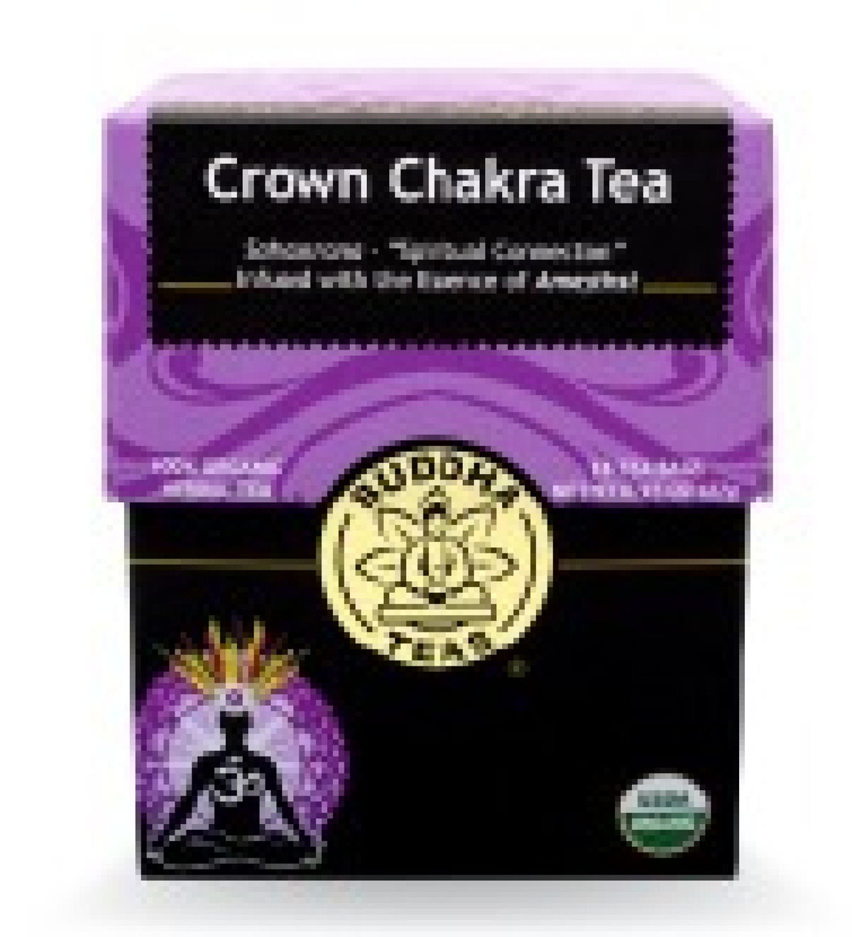 Buddha Teas Crown Chakra Tea 18 Bags Box