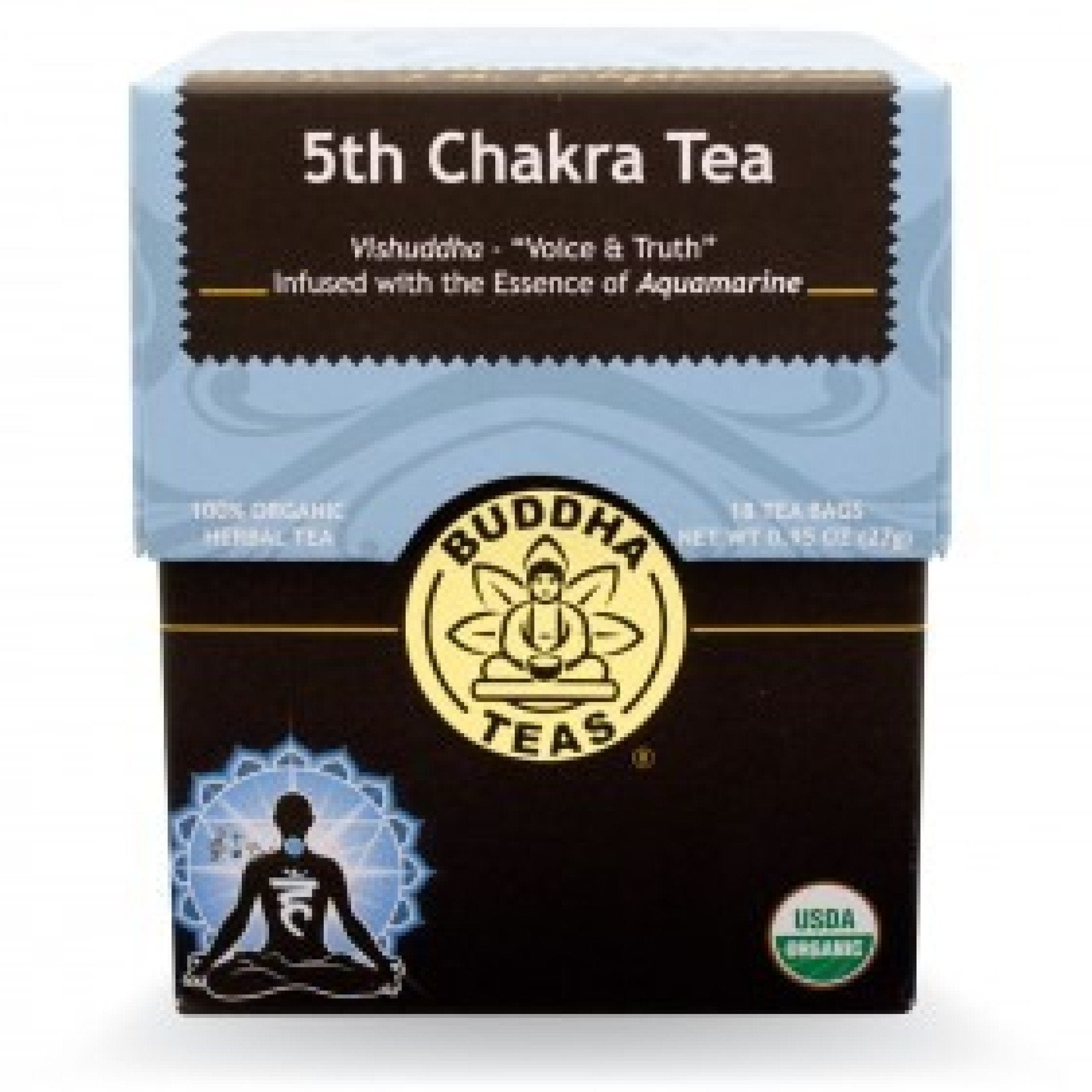 Buddha Teas 5th Chakra Tea 18 Bags Box