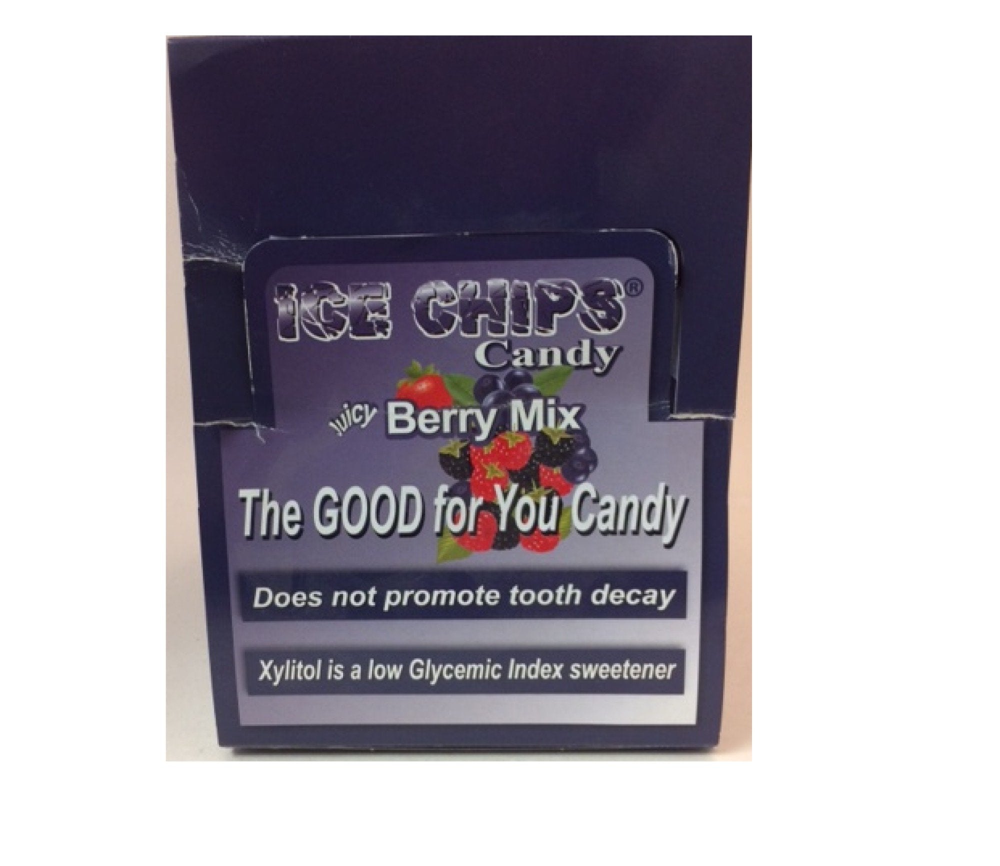 Ice Chips Candy Ice Chips Berry Mix -Box (12 -1 oz (28.35 g) Box