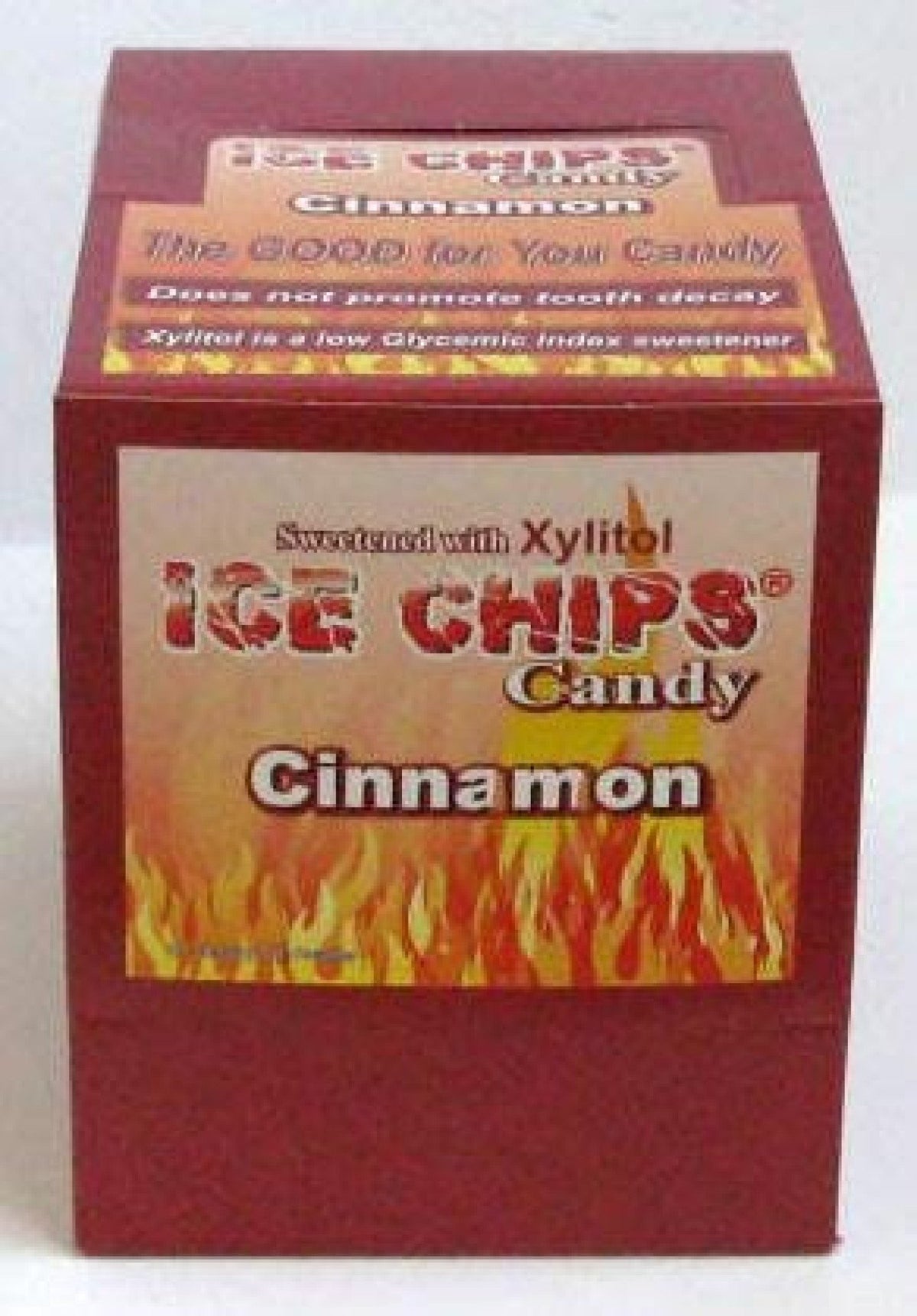 Ice Chips Candy Ice Chips Cinnamon-Box 12-(1 oz (28.35 g) Box