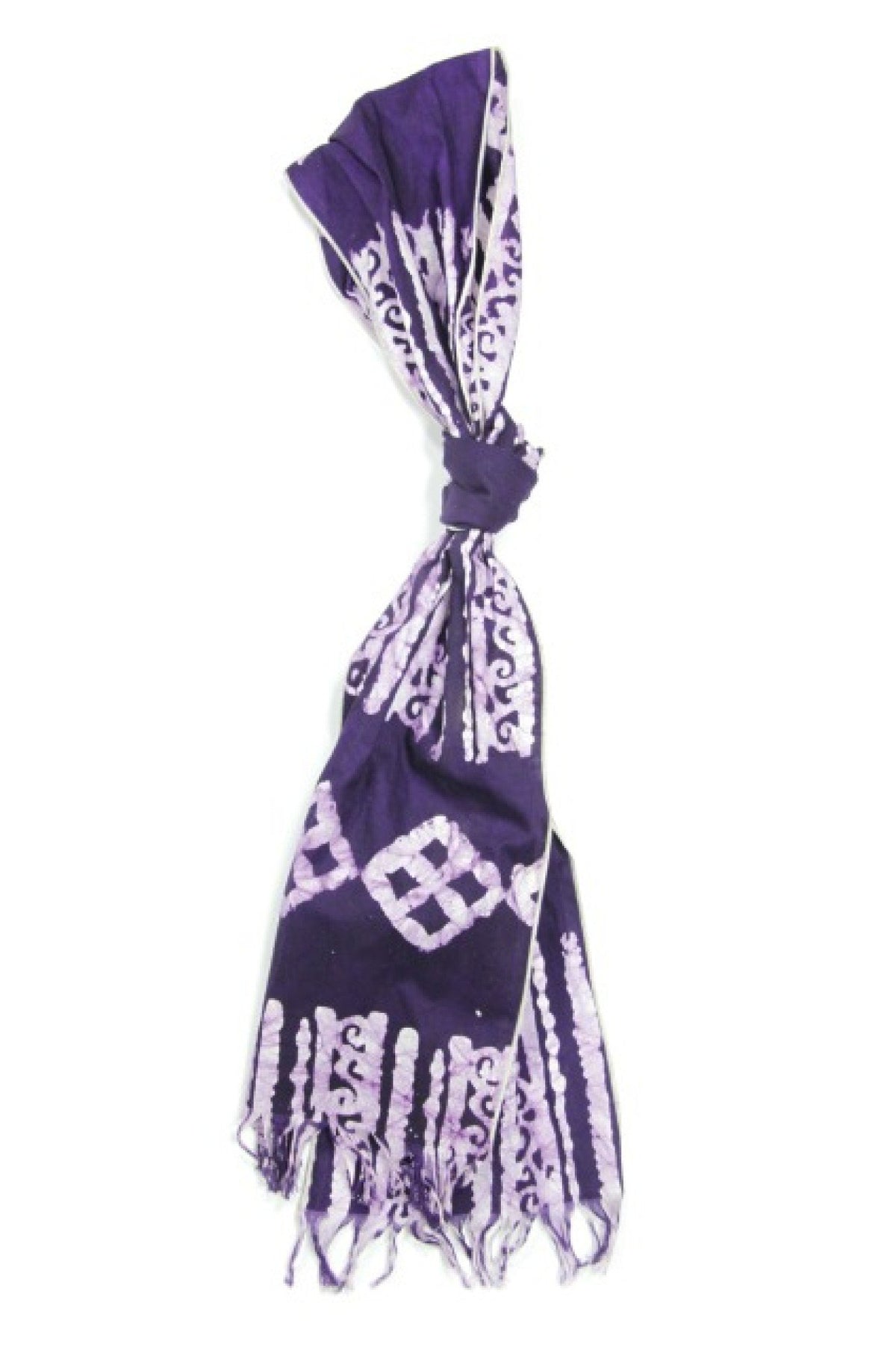 Queen Alaffia Claire Scarf Violet Eban 1 Scarf