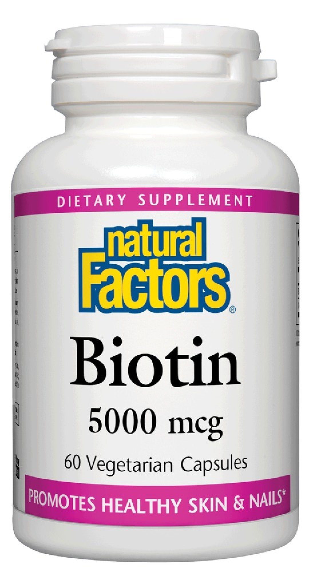 Natural Factors Biotin 5000 mcg 60 VegCap