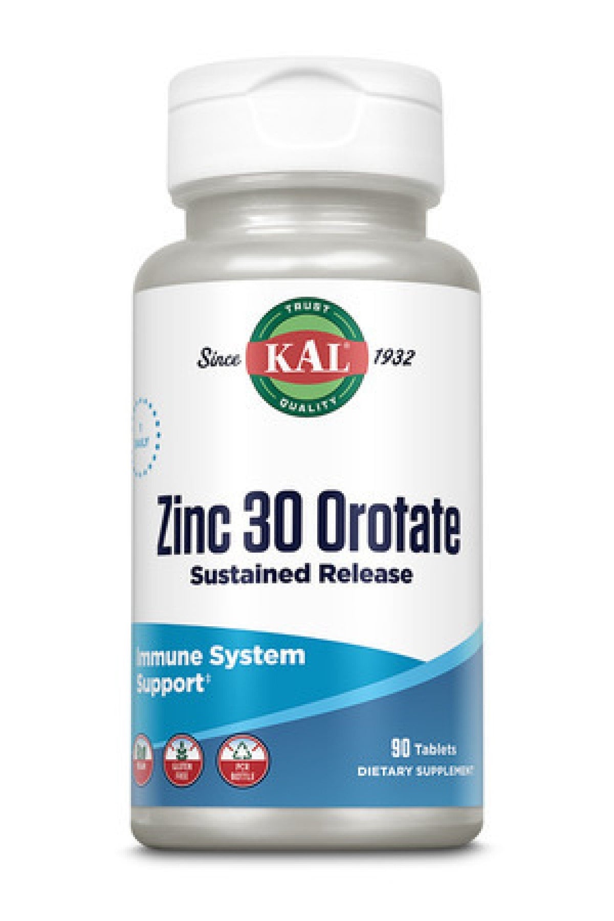 Kal Zinc Orotate Sustained Release 30 mg 90 Tablet