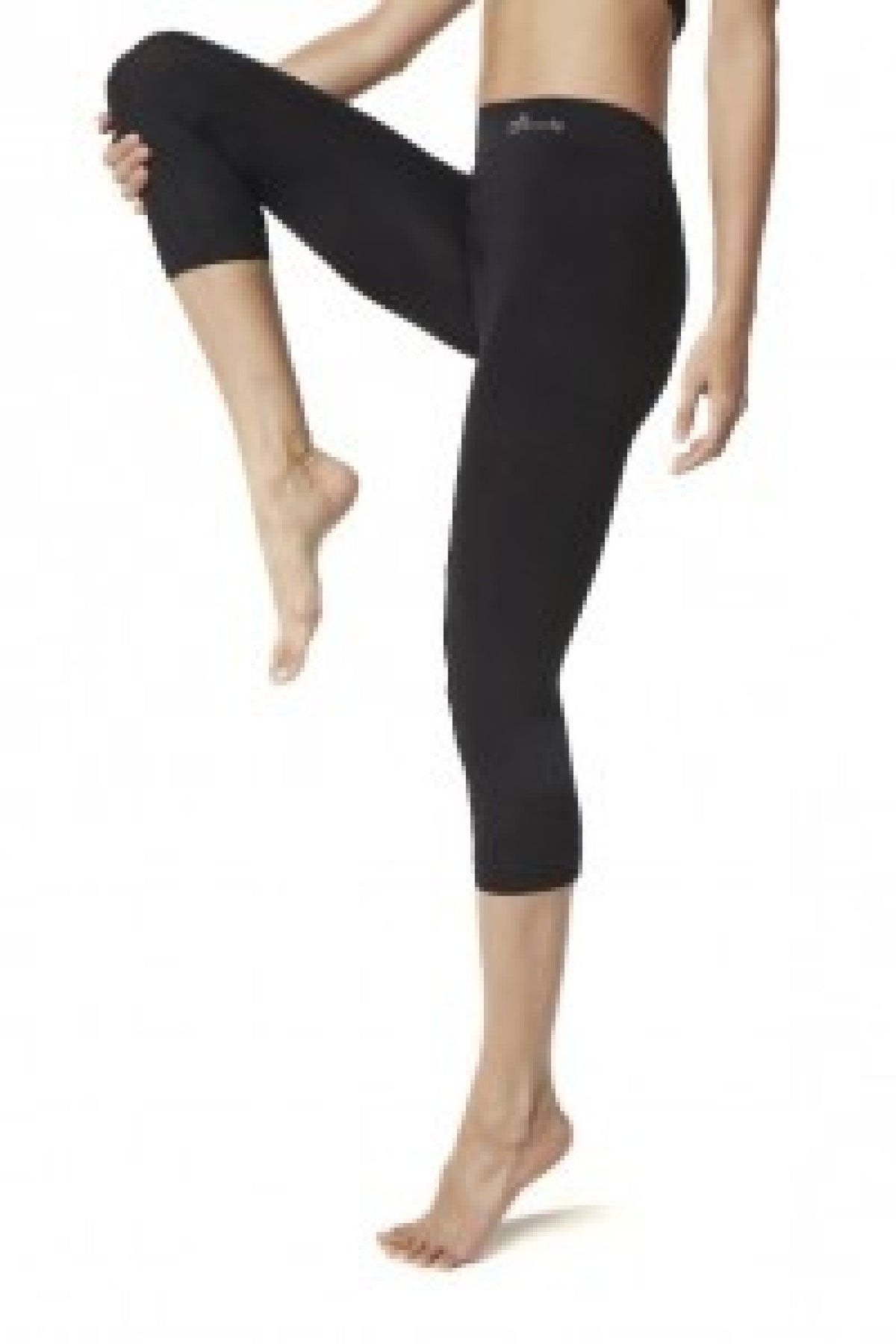 Boody Organic Bamboo 3/4 Legging Black Small 1 Pack