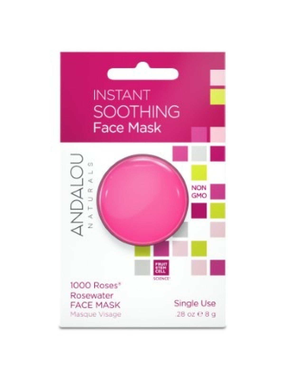 Andalou Naturals Instant Soothing Face Mask .28 oz Packet