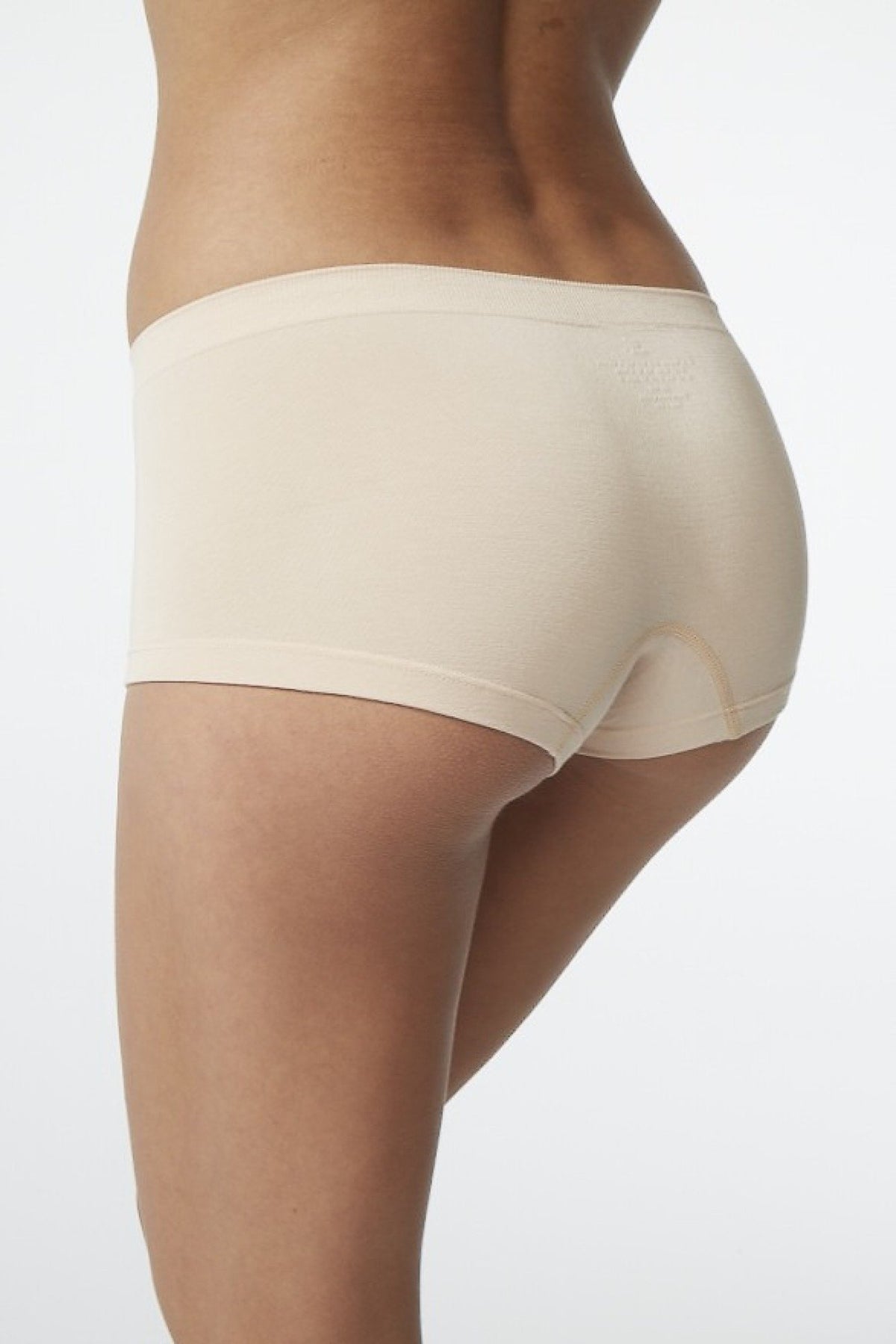 Boody Organic Bamboo BoyLeg Briefs Nude Small-Medium Pack