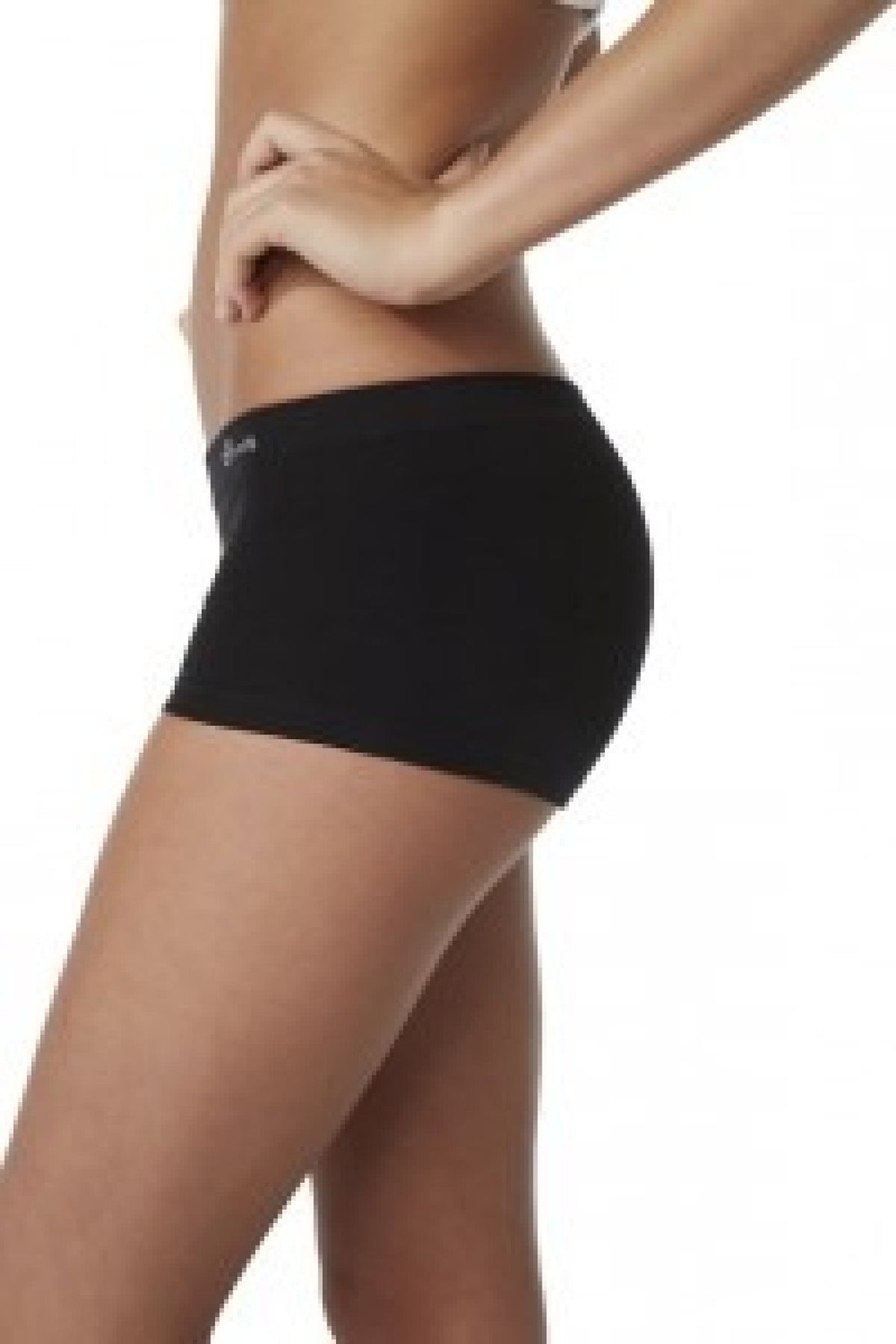 Boody Organic Bamboo BoyLeg Briefs Black Small-Medium Pack