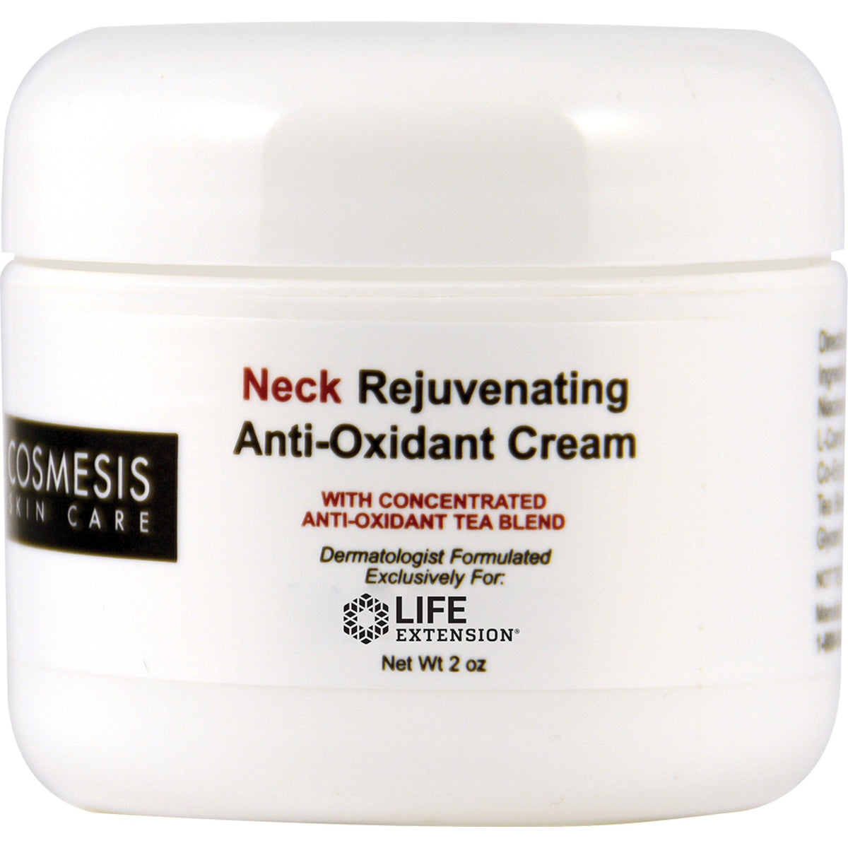 Life Extension Neck Rejuvenating Anti-Oxidant Cream 2 oz Cream