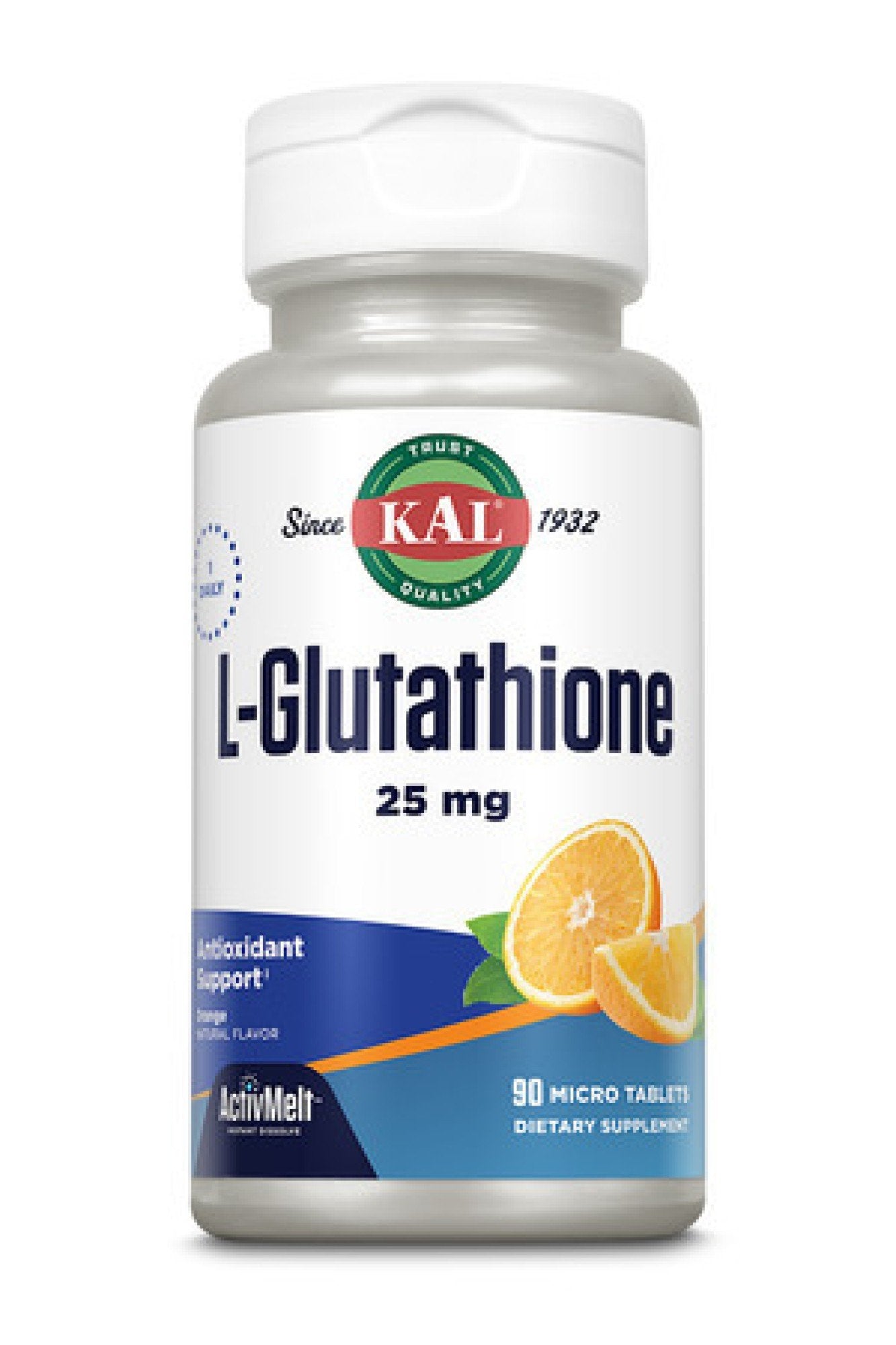 Kal L-Gluthathione ActiMelt Orange 90 Lozenge